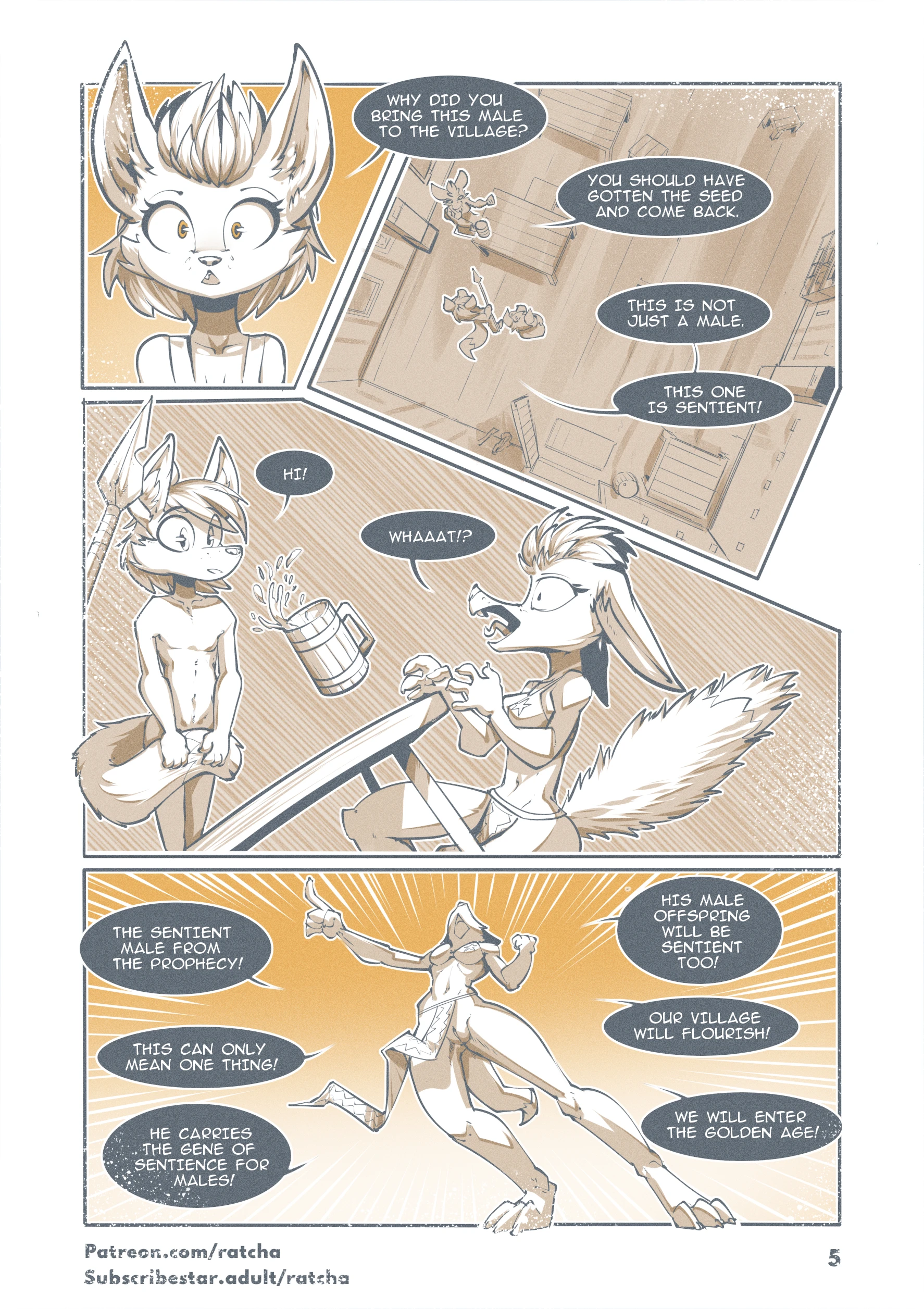 Reincarnated In Another World As A Furry Fox porn comic picture 5