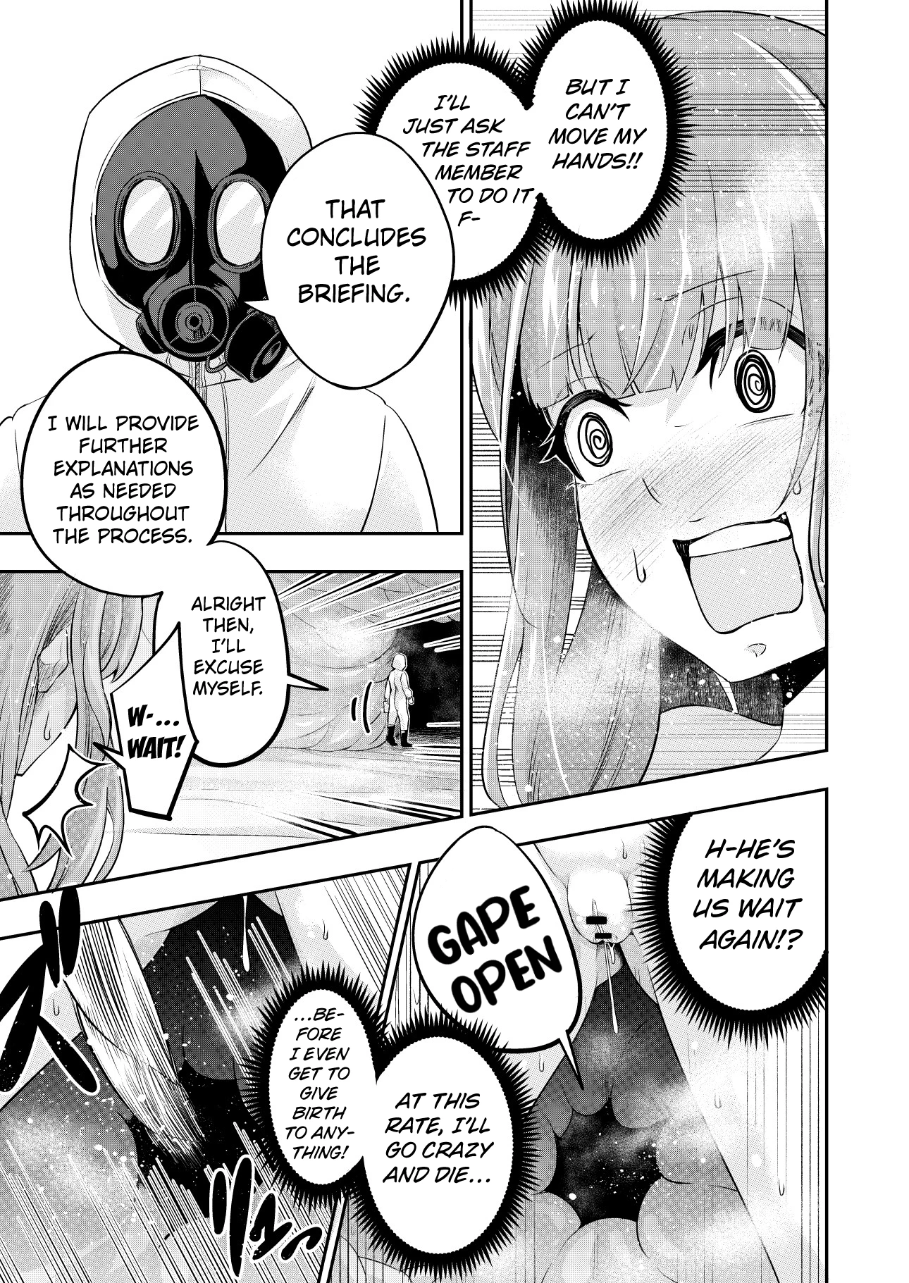 Restrained tentacle rape - Mankind has become breeding stocks for tentacles porn comic picture 19