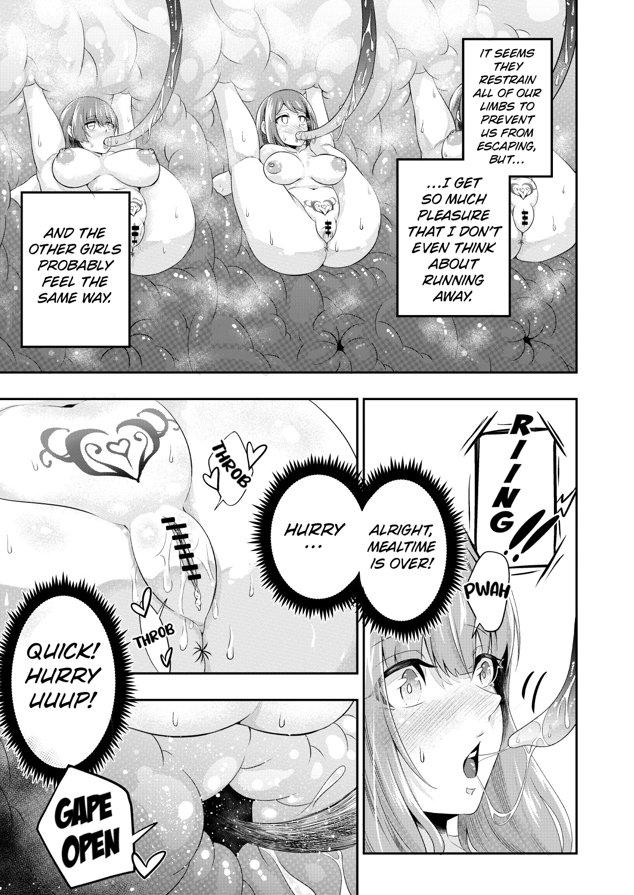 Restrained tentacle rape - Mankind has become breeding stocks for tentacles porn comic picture 35