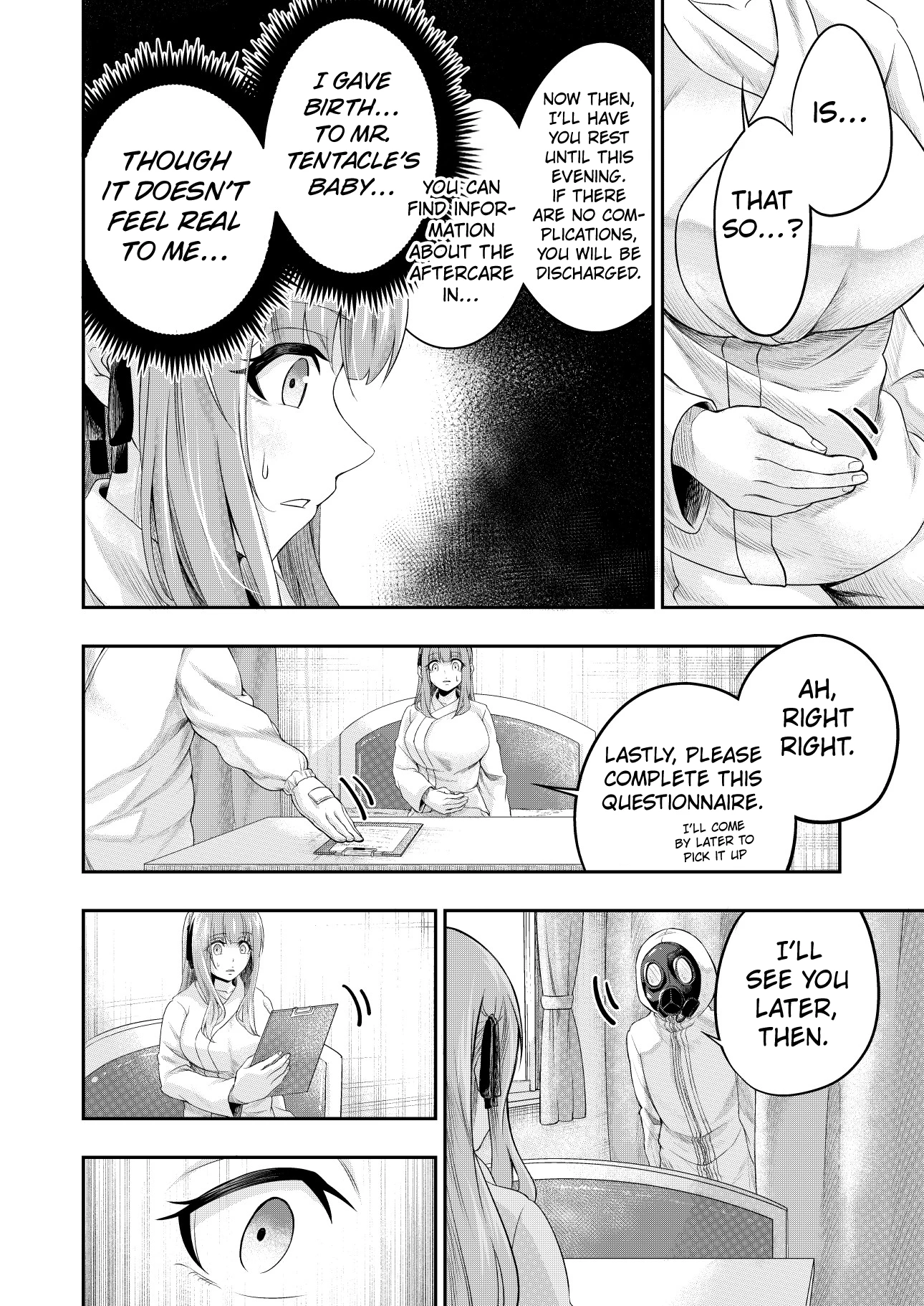 Restrained tentacle rape - Mankind has become breeding stocks for tentacles porn comic picture 44