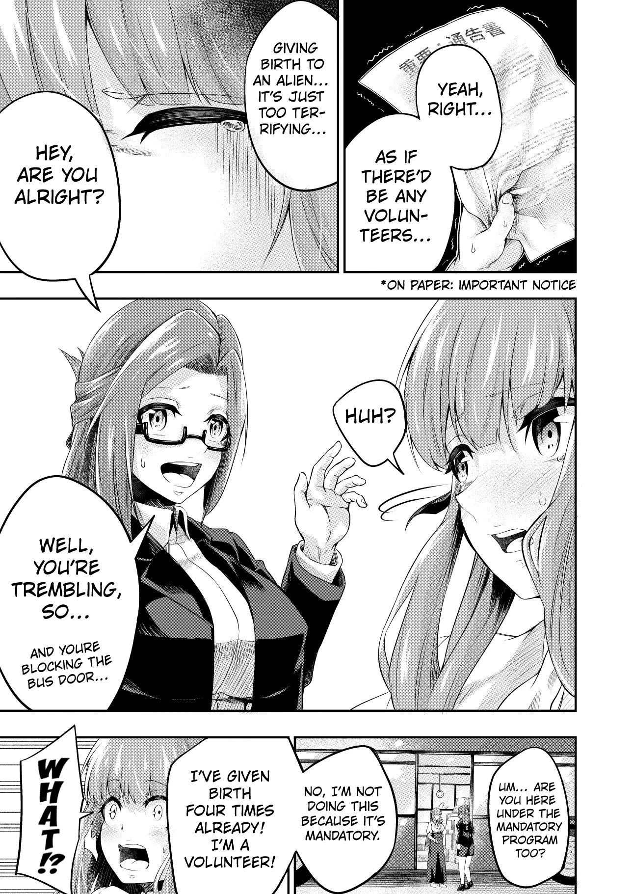 Restrained tentacle rape - Mankind has become breeding stocks for tentacles porn comic picture 7