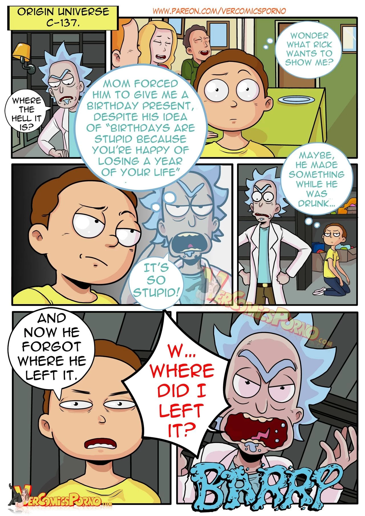 Rick & Morty: Pleasure Trip porn comic picture 2