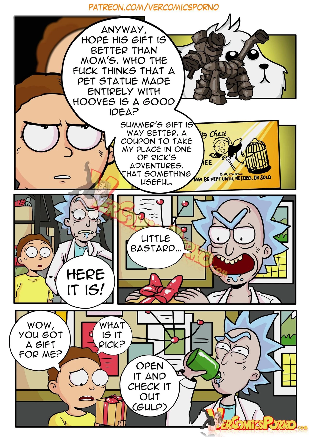 Rick & Morty: Pleasure Trip porn comic picture 3