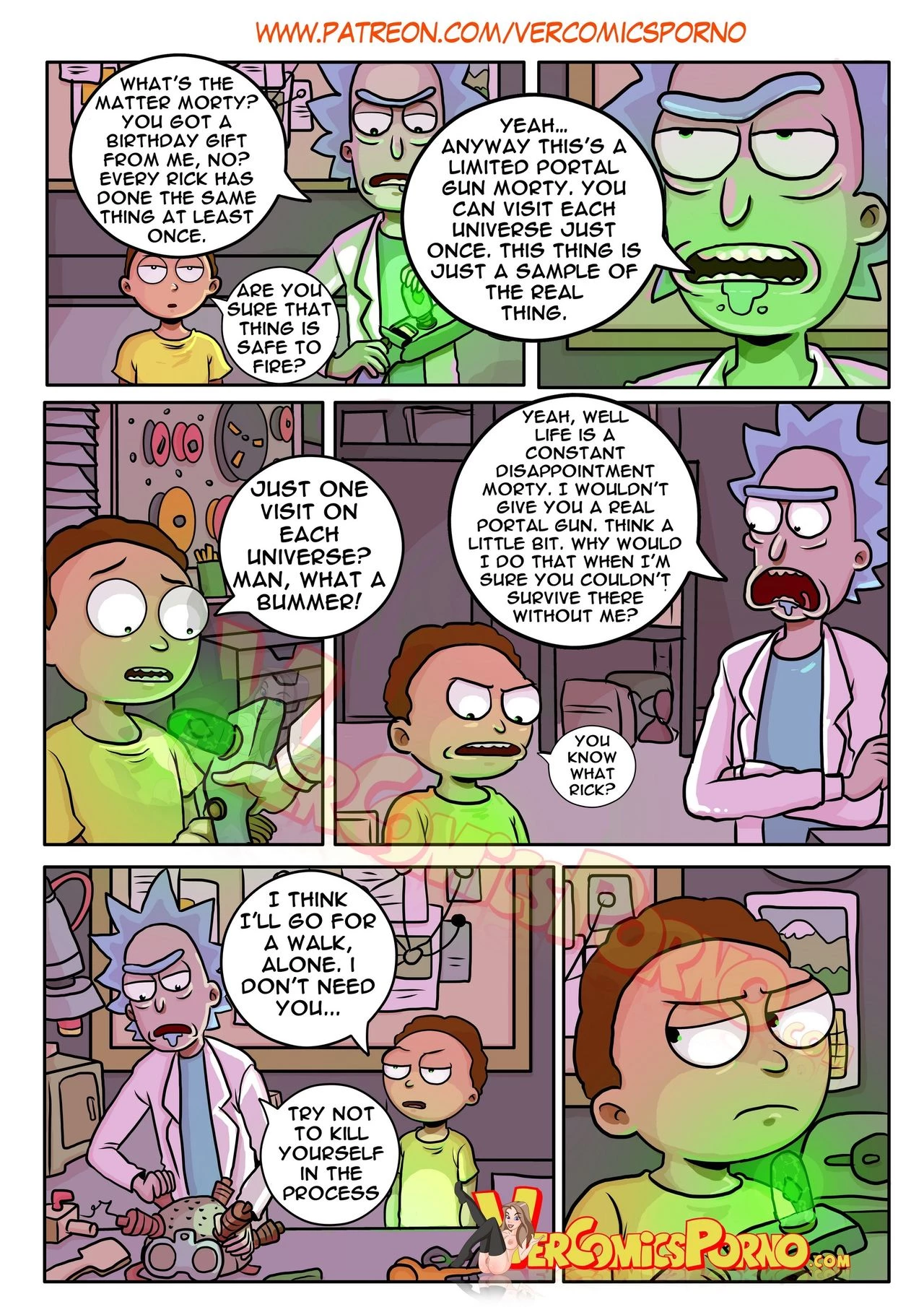 Rick & Morty: Pleasure Trip porn comic picture 5