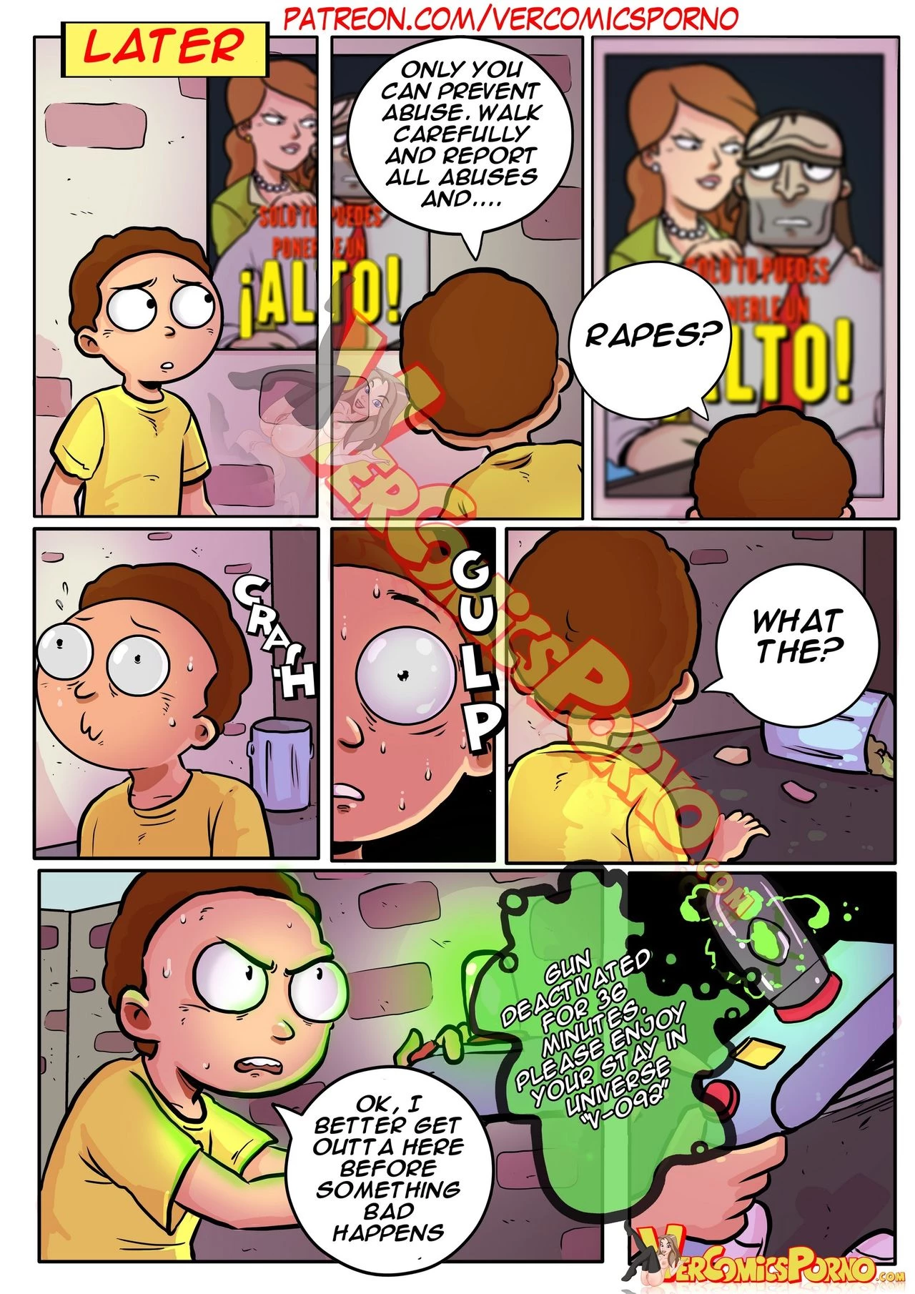 Rick & Morty: Pleasure Trip porn comic picture 8