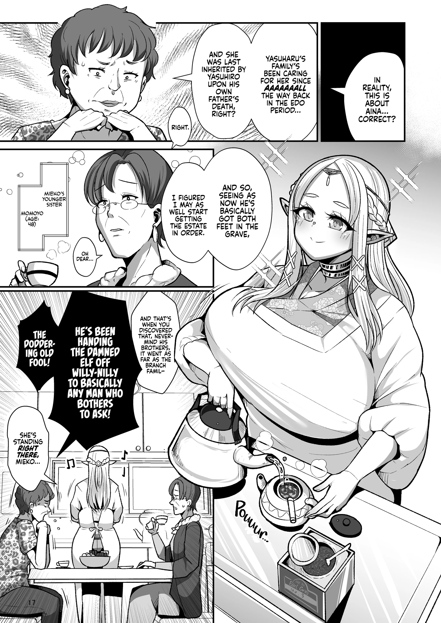 Rinjuu-hen Machinations of an Elven Concubine 1: Deathbed porn comic picture 17