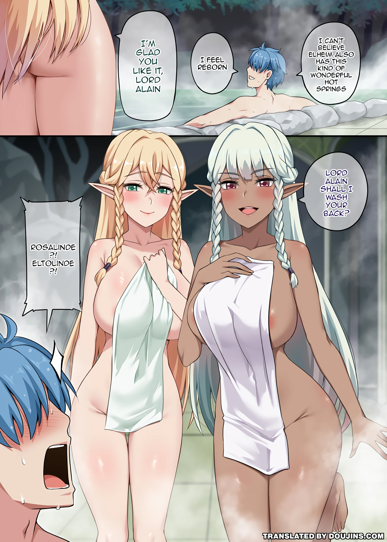 Rosalinde And Eltolinde porn comic picture 1