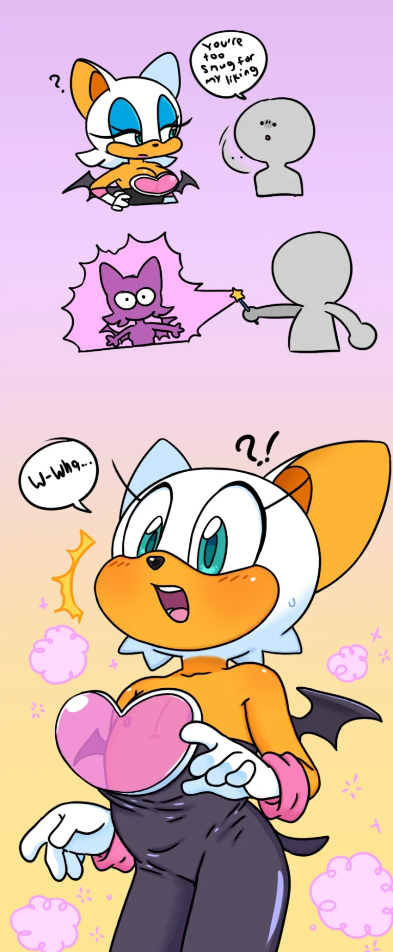 Rouge the Loli porn comic picture 1