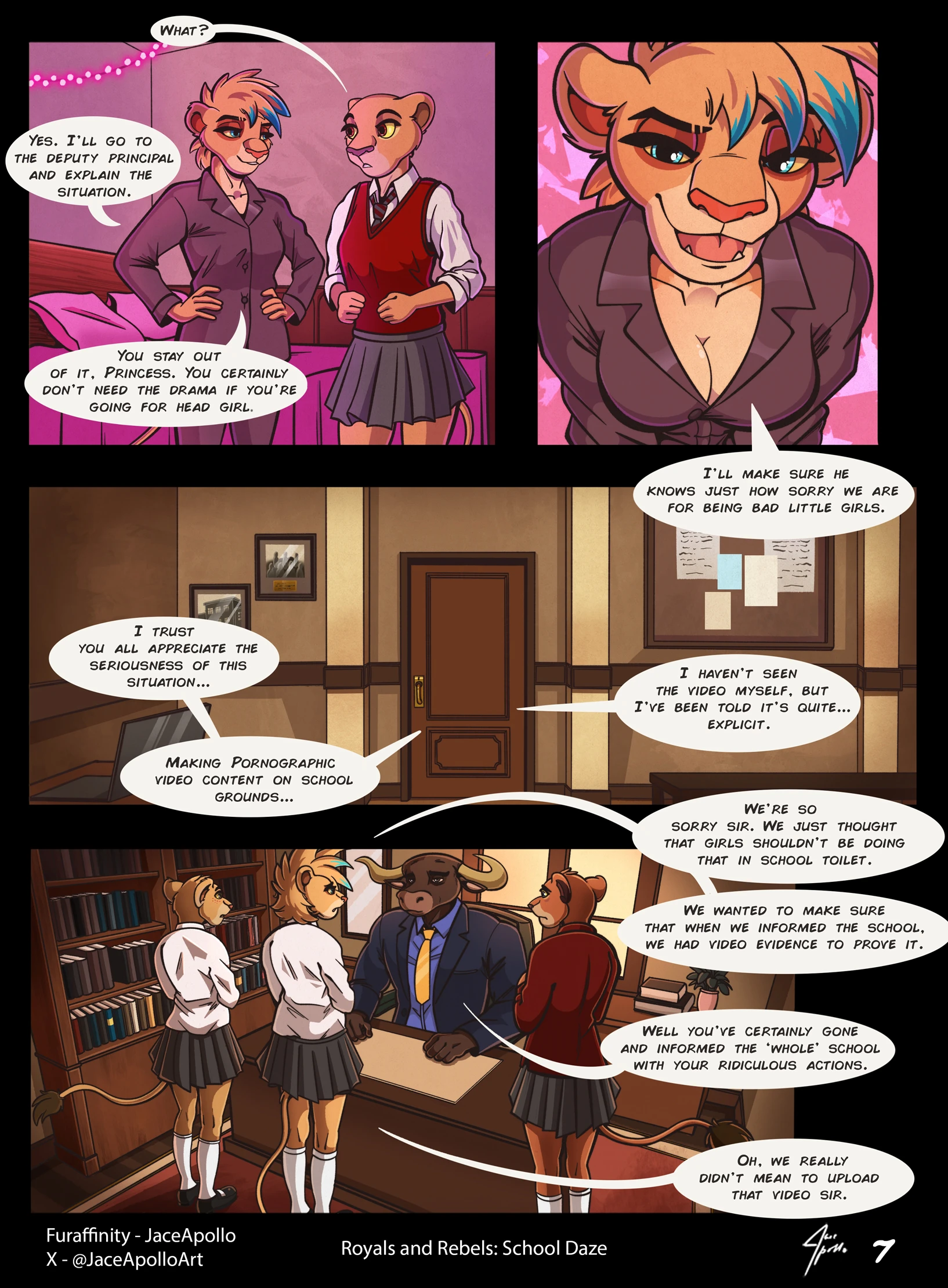 Royals and Rebels Chapter 2: School Daze porn comic picture 7
