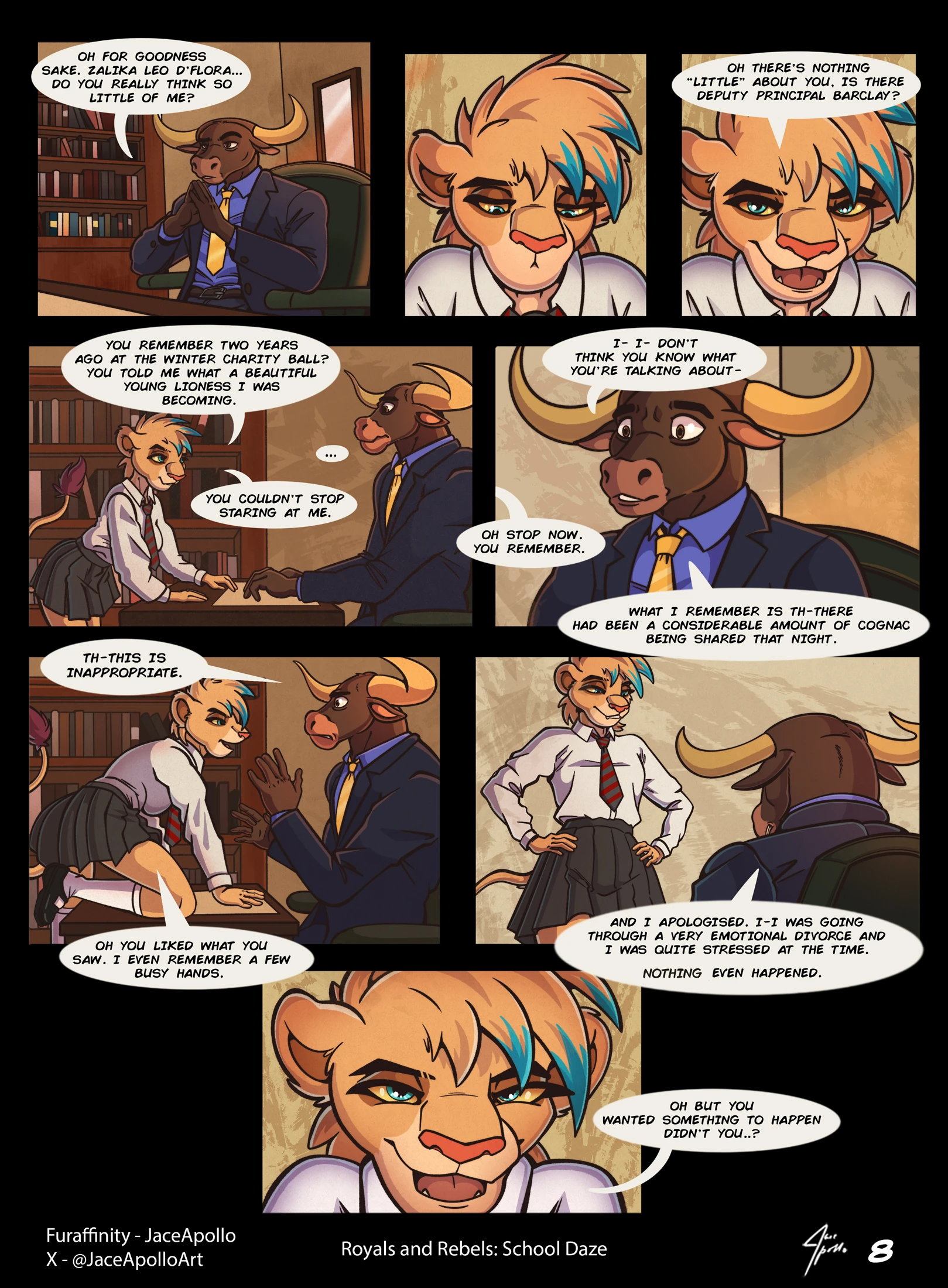 Royals and Rebels Chapter 2: School Daze porn comic picture 8