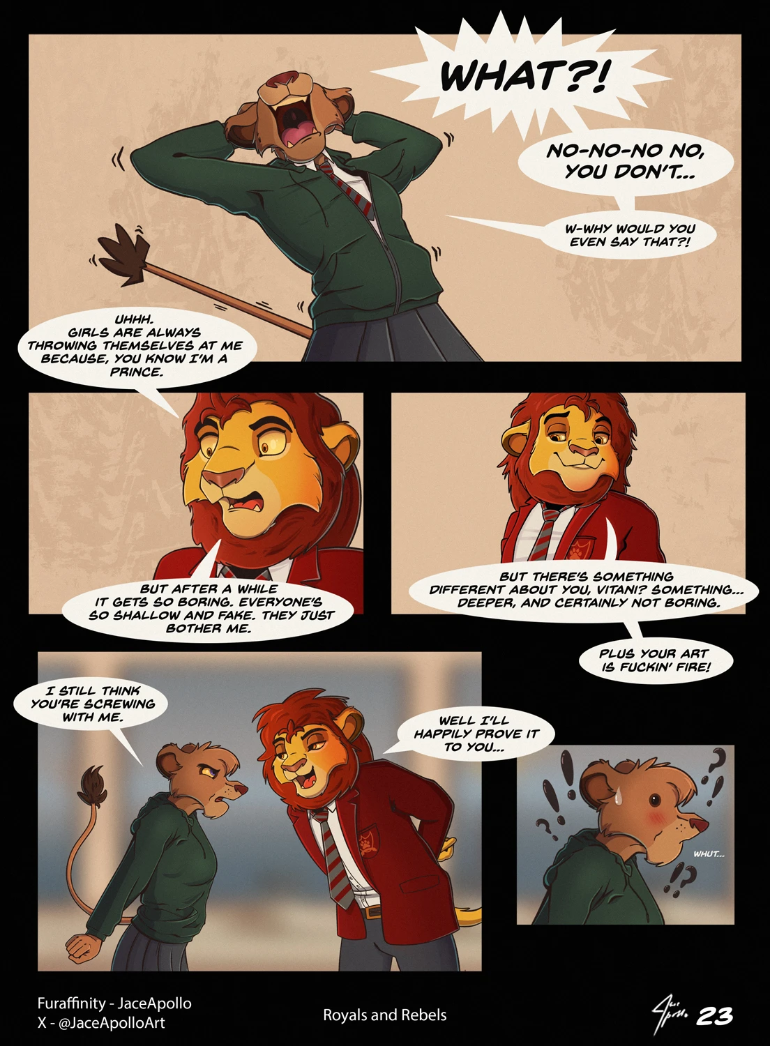 Royals and Rebels porn comic picture 24