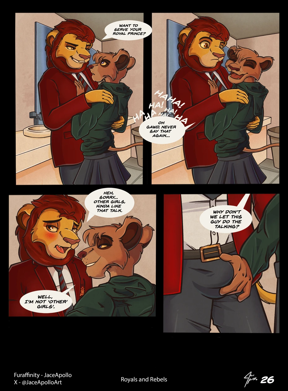 Royals and Rebels porn comic picture 27