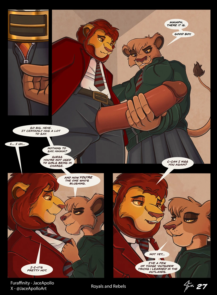 Royals and Rebels porn comic picture 28