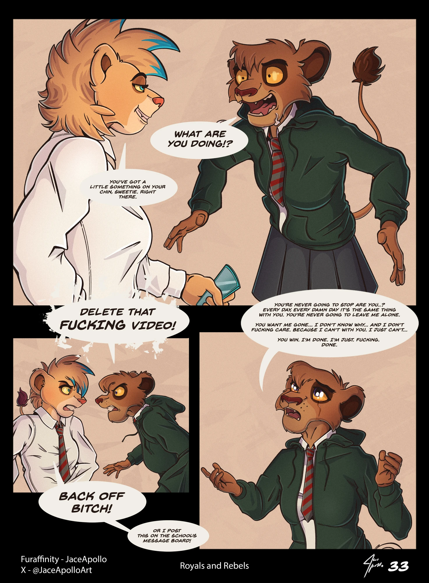 Royals and Rebels porn comic picture 34