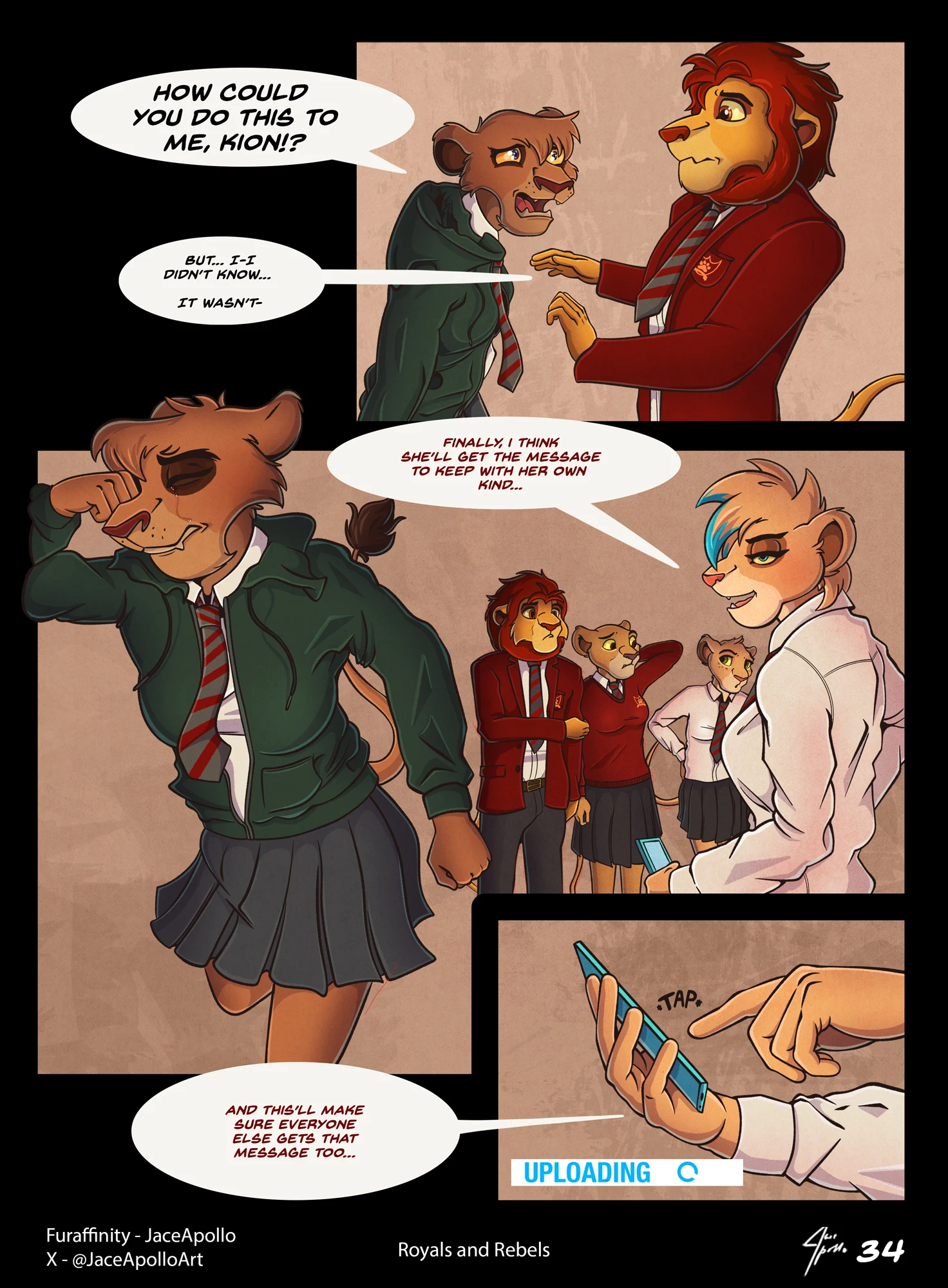 Royals and Rebels porn comic picture 35