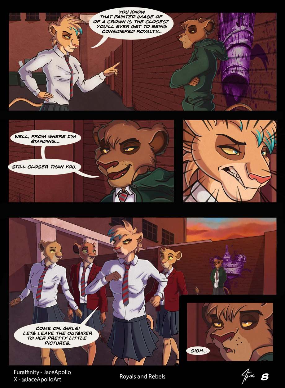 Royals and Rebels porn comic picture 9