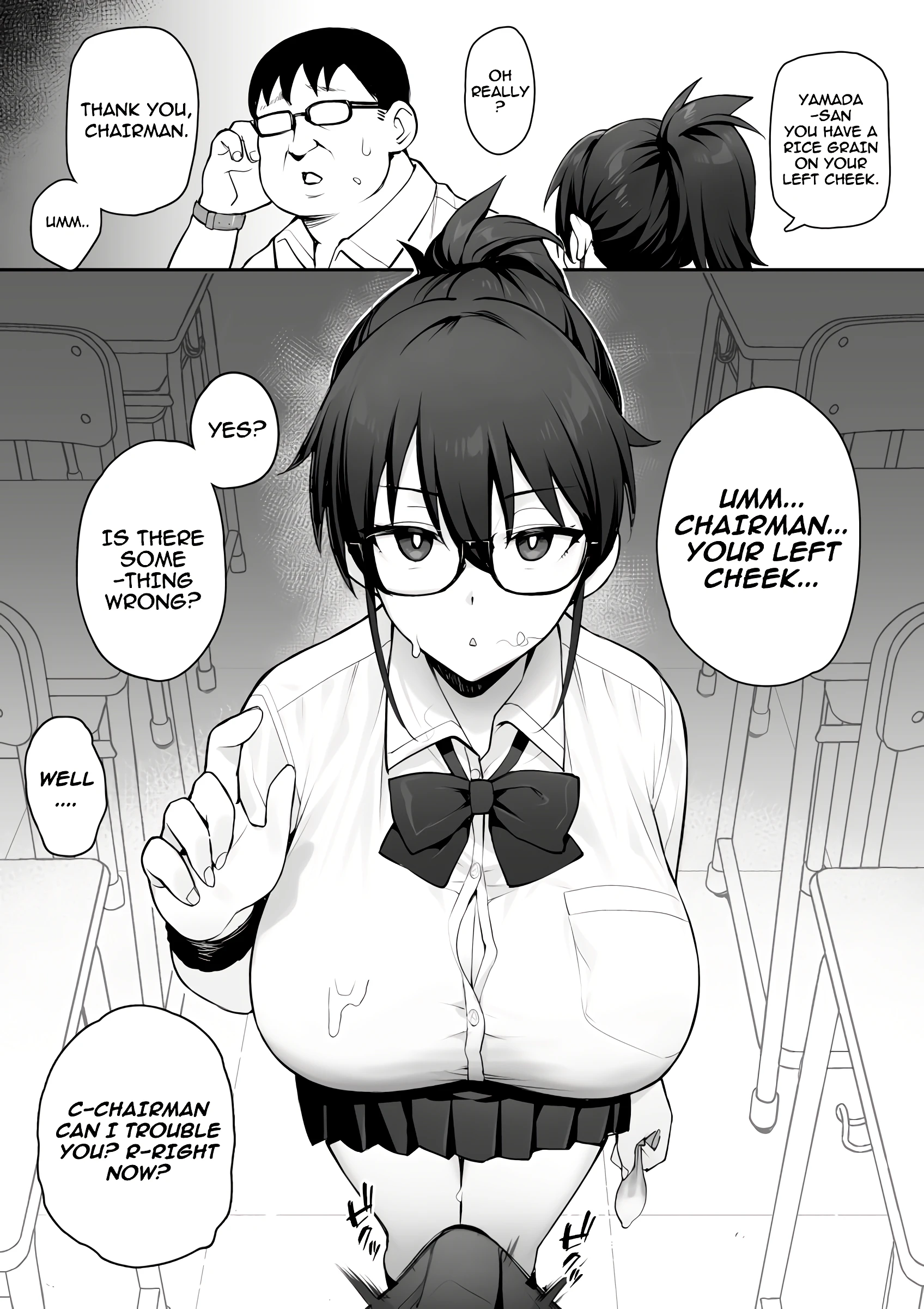 Rumor Has It That The New Chairman of Disciplinary Committee Has Huge Breasts porn comic picture 8