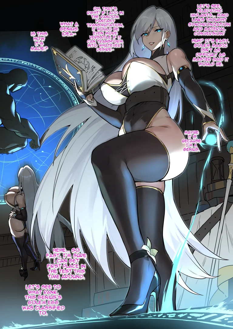 S-Class Adventurer X Golem Magic Exam porn comic picture 8