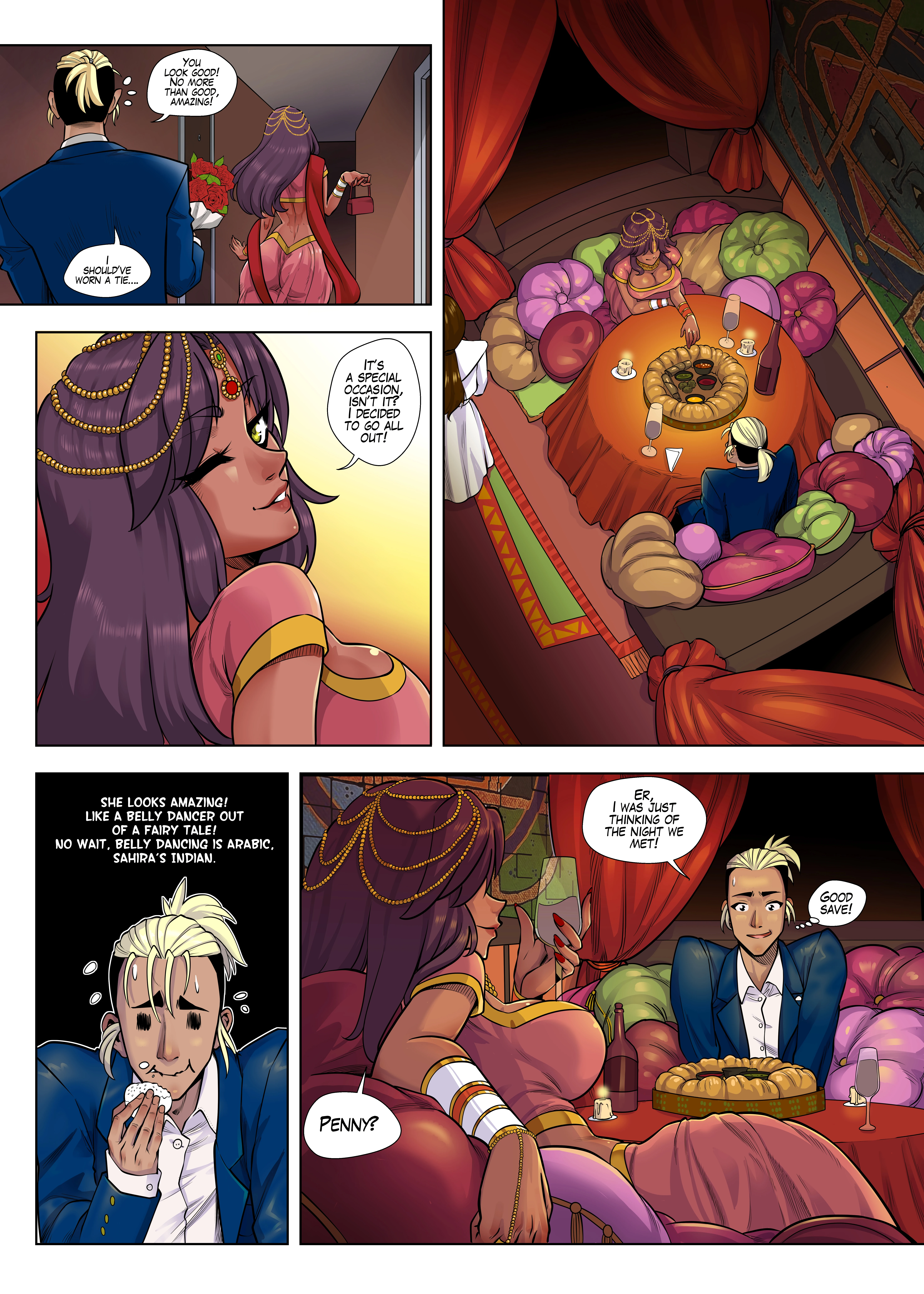 Sahira x Buzz porn comic picture 3