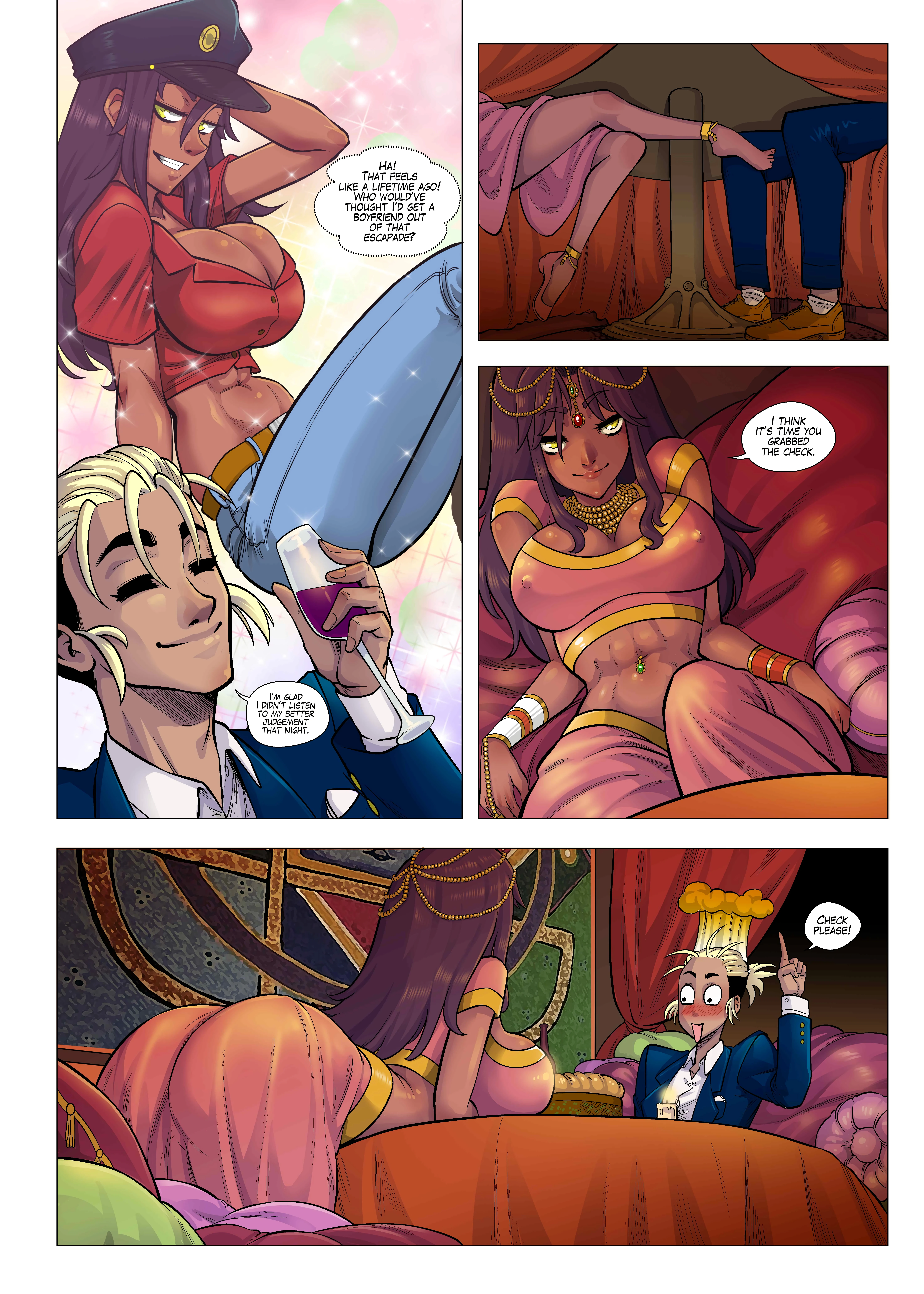 Sahira x Buzz porn comic picture 4