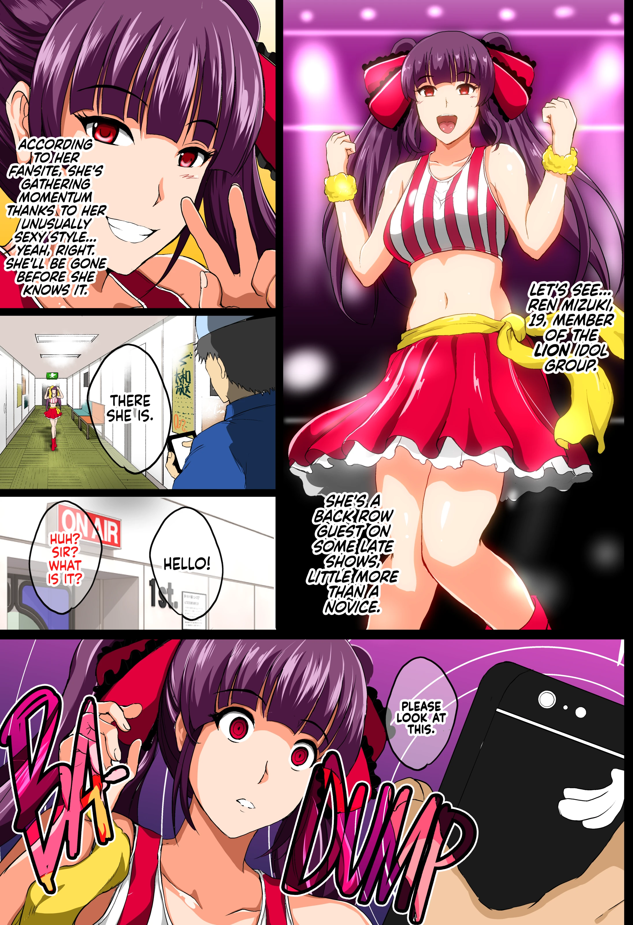 Saimin Appli de Geinou S-kyuu Onna o Haramase Harem porn comic picture 8
