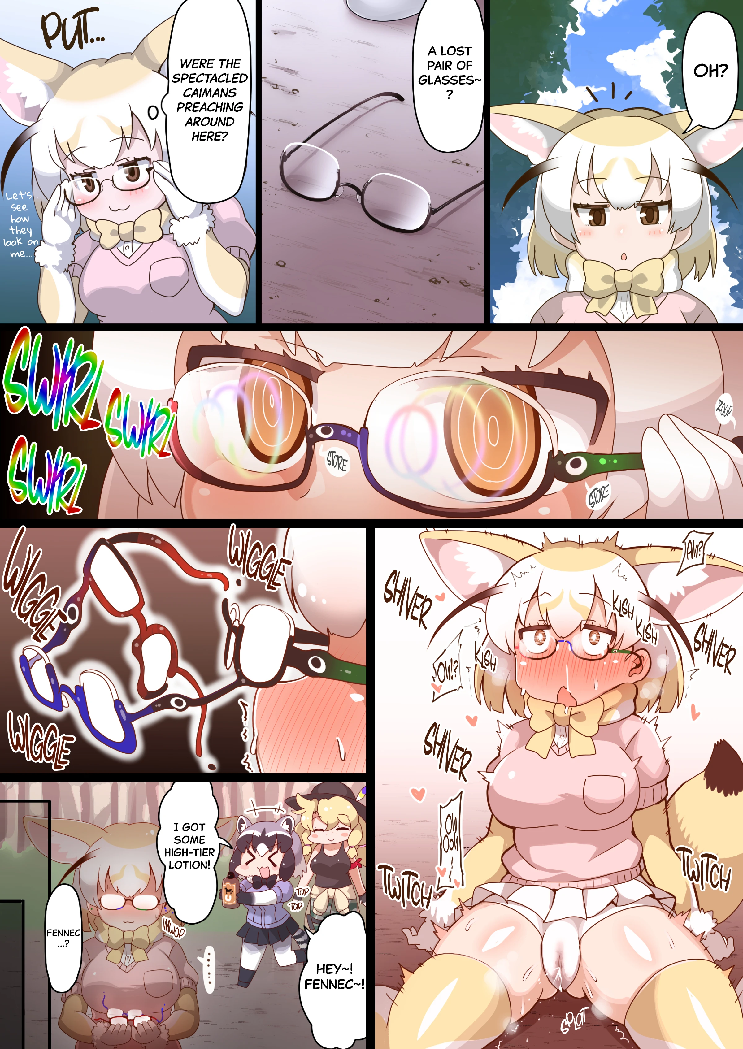 Saimin Fennec, Araiguma, Calenda no 3P porn comic picture 1