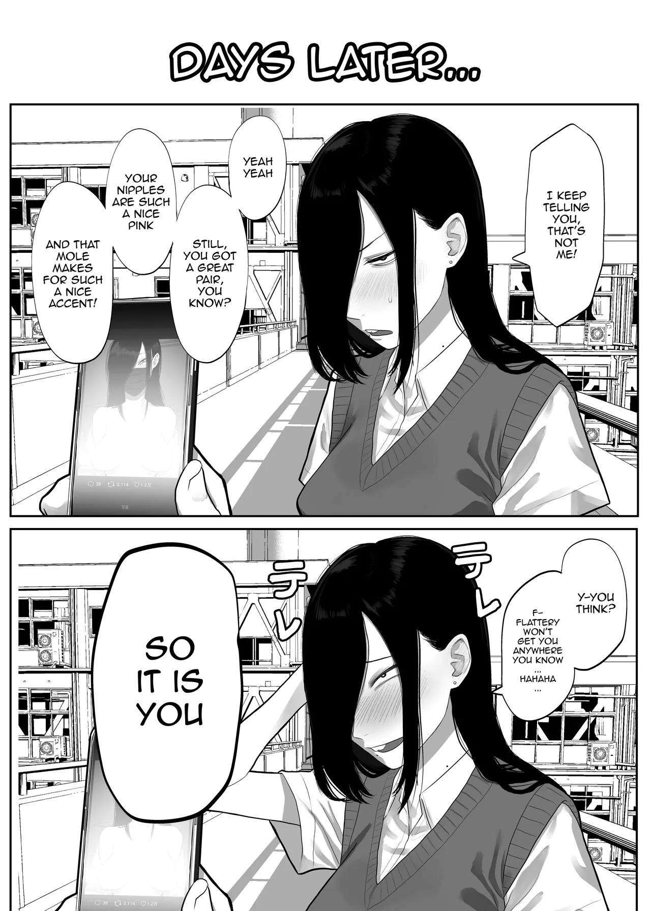 Samejima-san is Way Too Easy porn comic picture 7