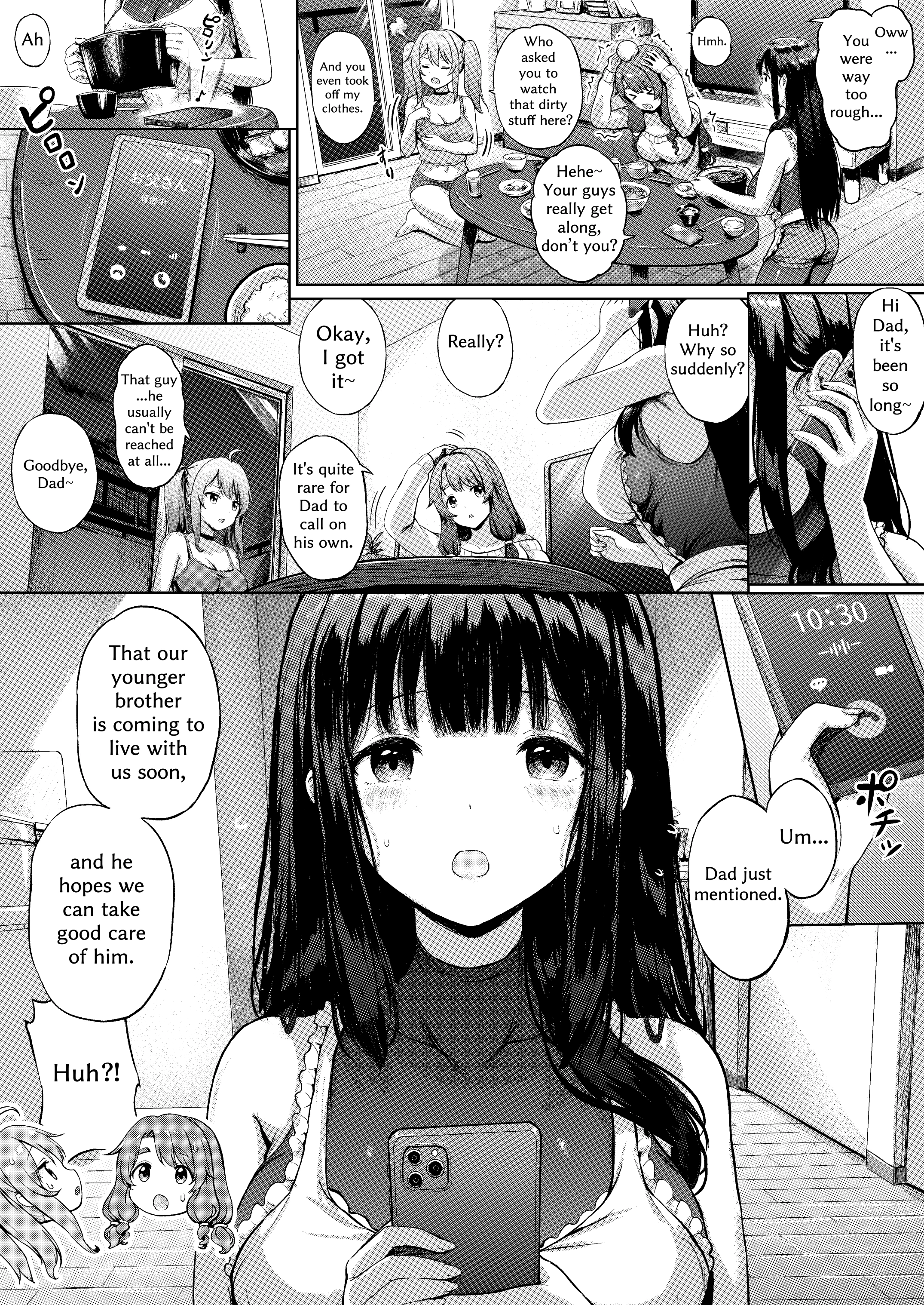 Sanshimai no - Nichijou Seikatsu - 1 Igai na Deai porn comic picture 4