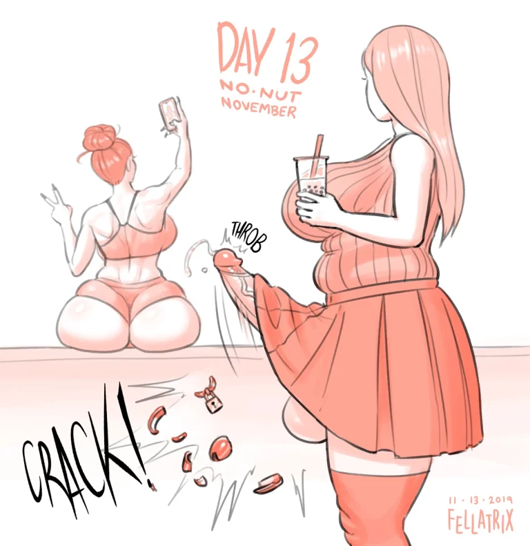 Sarah's No Nut November porn comic picture 15