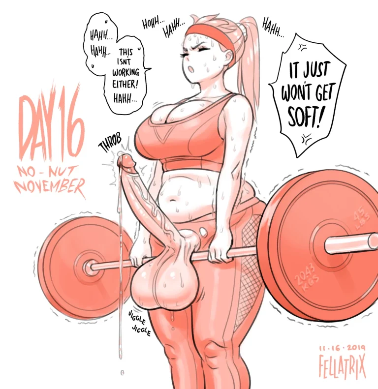 Sarah's No Nut November porn comic picture 18