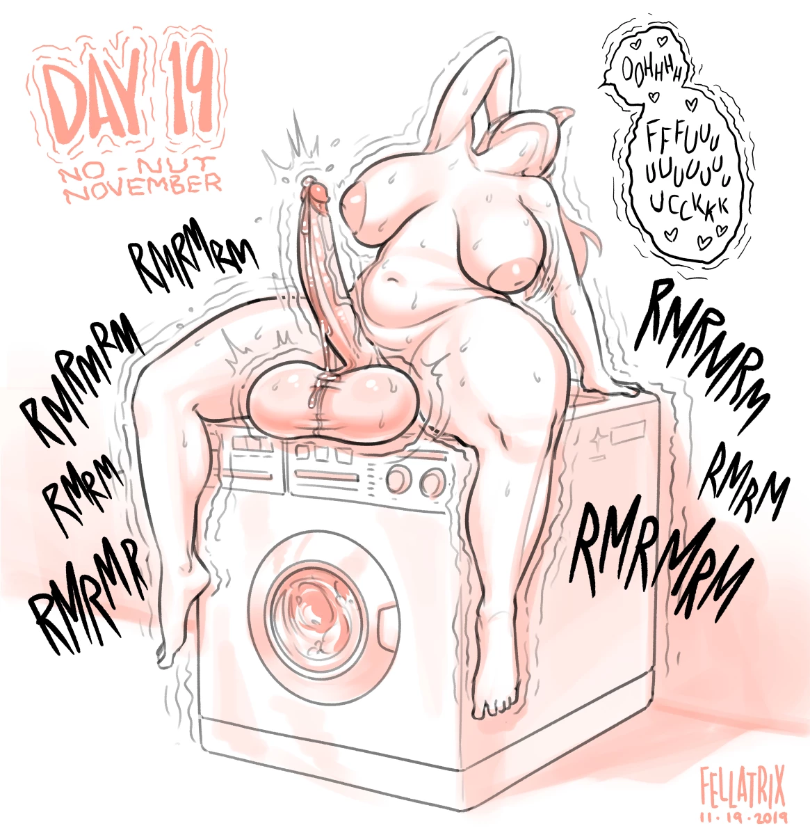 Sarah's No Nut November porn comic picture 22