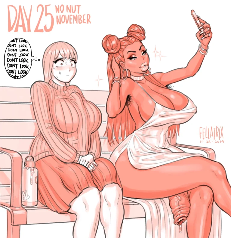 Sarah's No Nut November porn comic picture 28