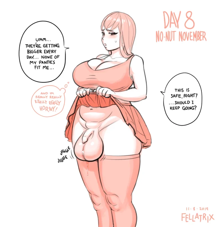 Sarah's No Nut November porn comic picture 9