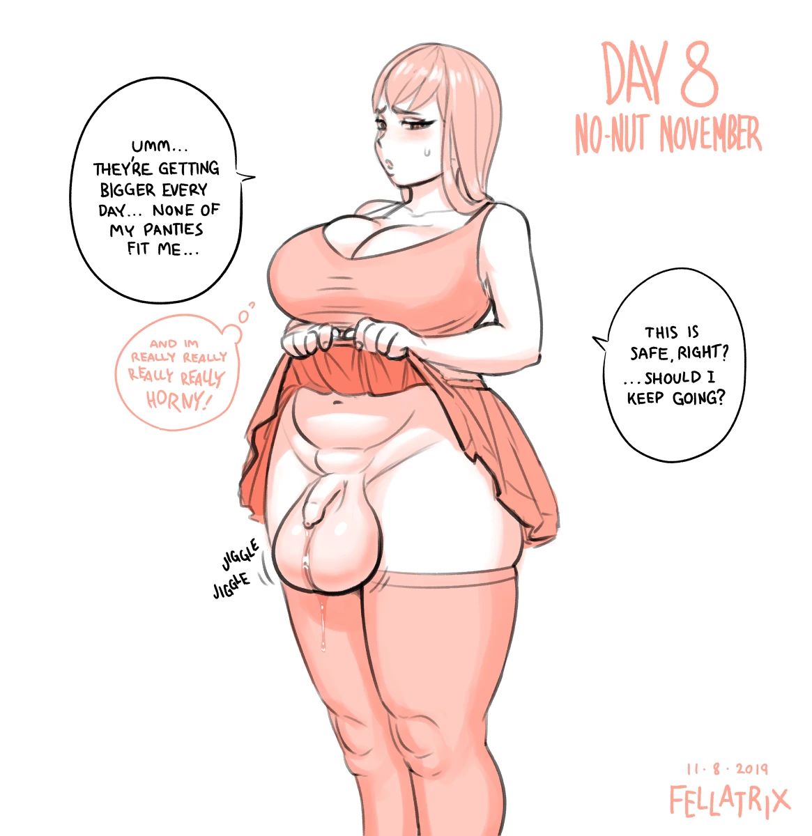 Sarah's No Nut November porn comic picture 9