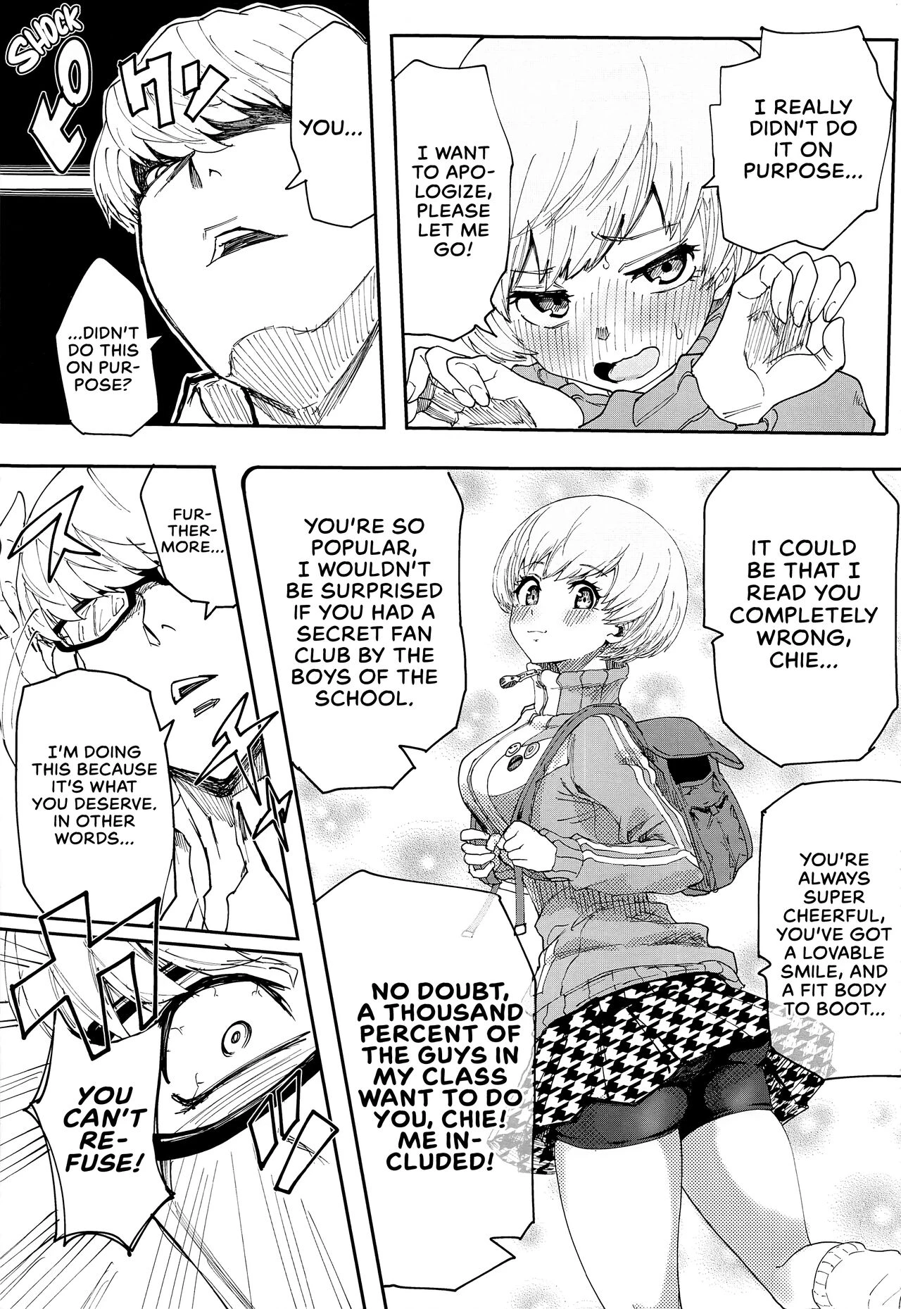 Satonaka Chie's Punishment - Test Study Edition porn comic picture 10