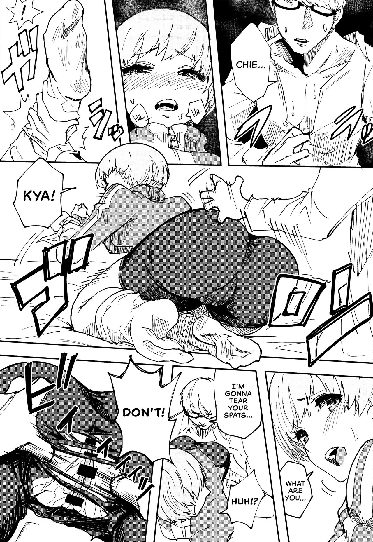 Satonaka Chie's Punishment - Test Study Edition porn comic picture 16