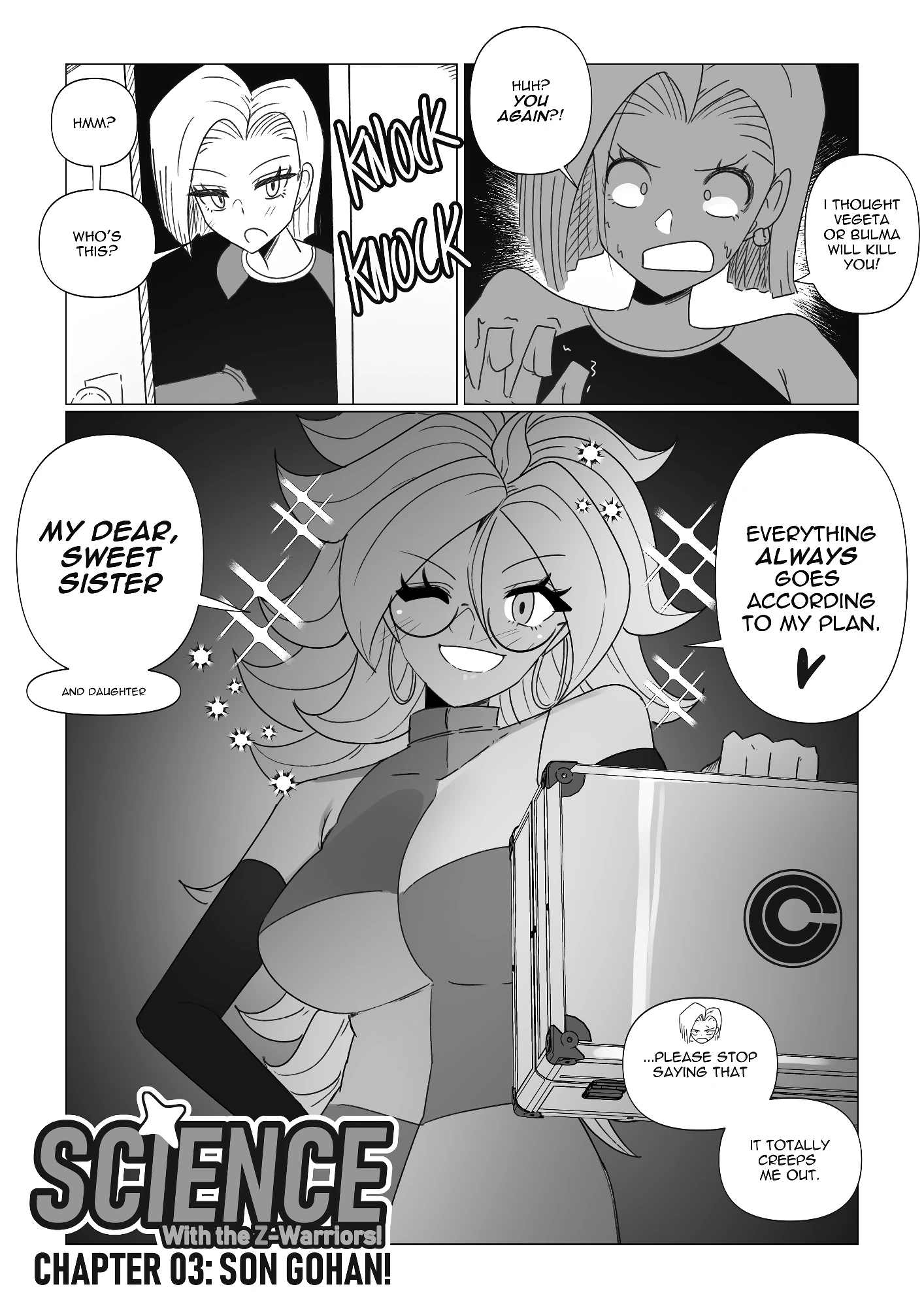 Science with the Z-Warriors! 3 porn comic picture 1