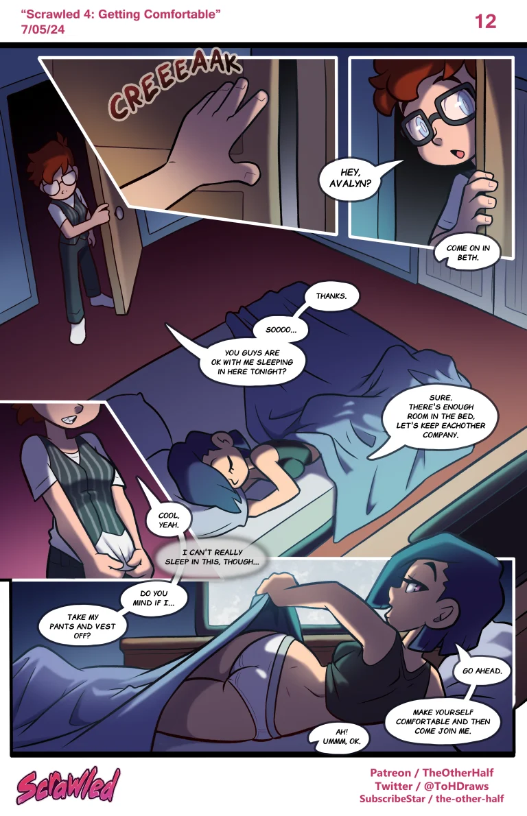 Scrawled 4: Getting Comfortable porn comic picture 12