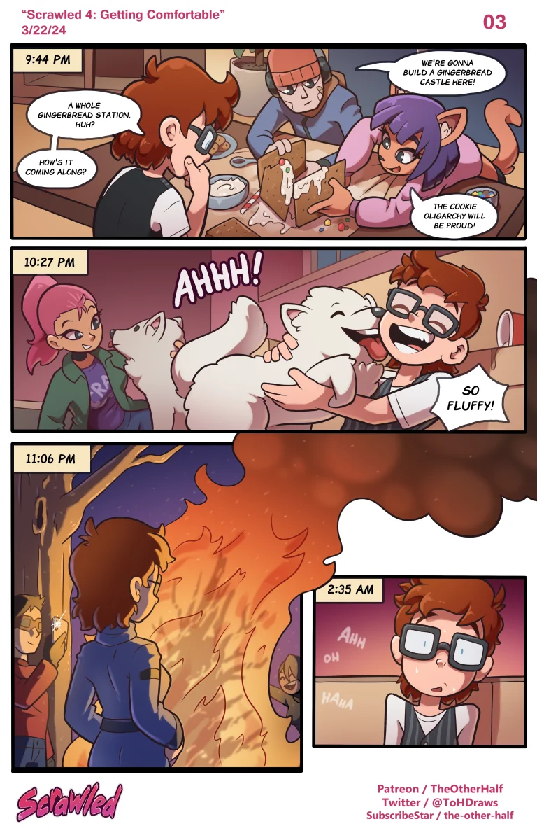Scrawled 4: Getting Comfortable porn comic picture 3