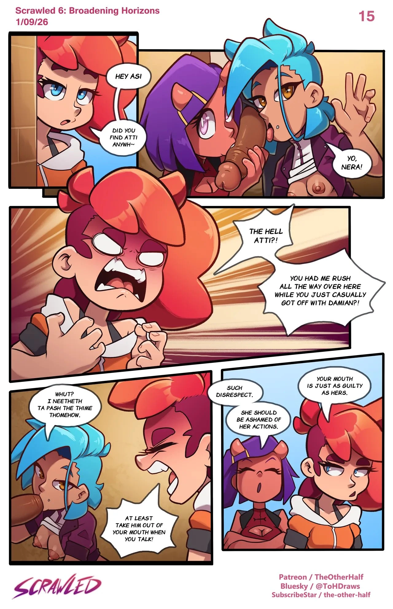 Scrawled 6: Broadening Horizons porn comic picture 16