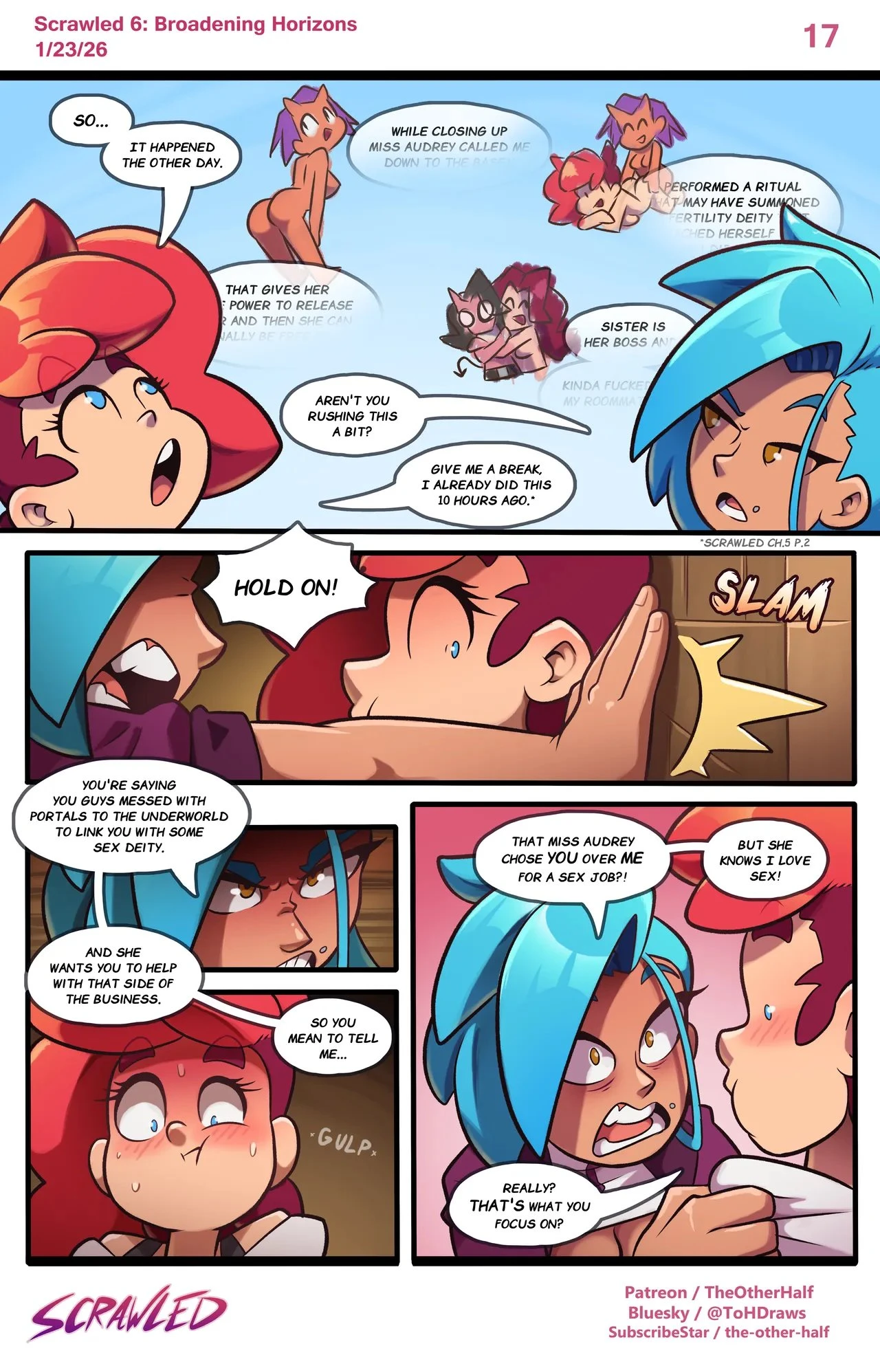 Scrawled 6: Broadening Horizons porn comic picture 18