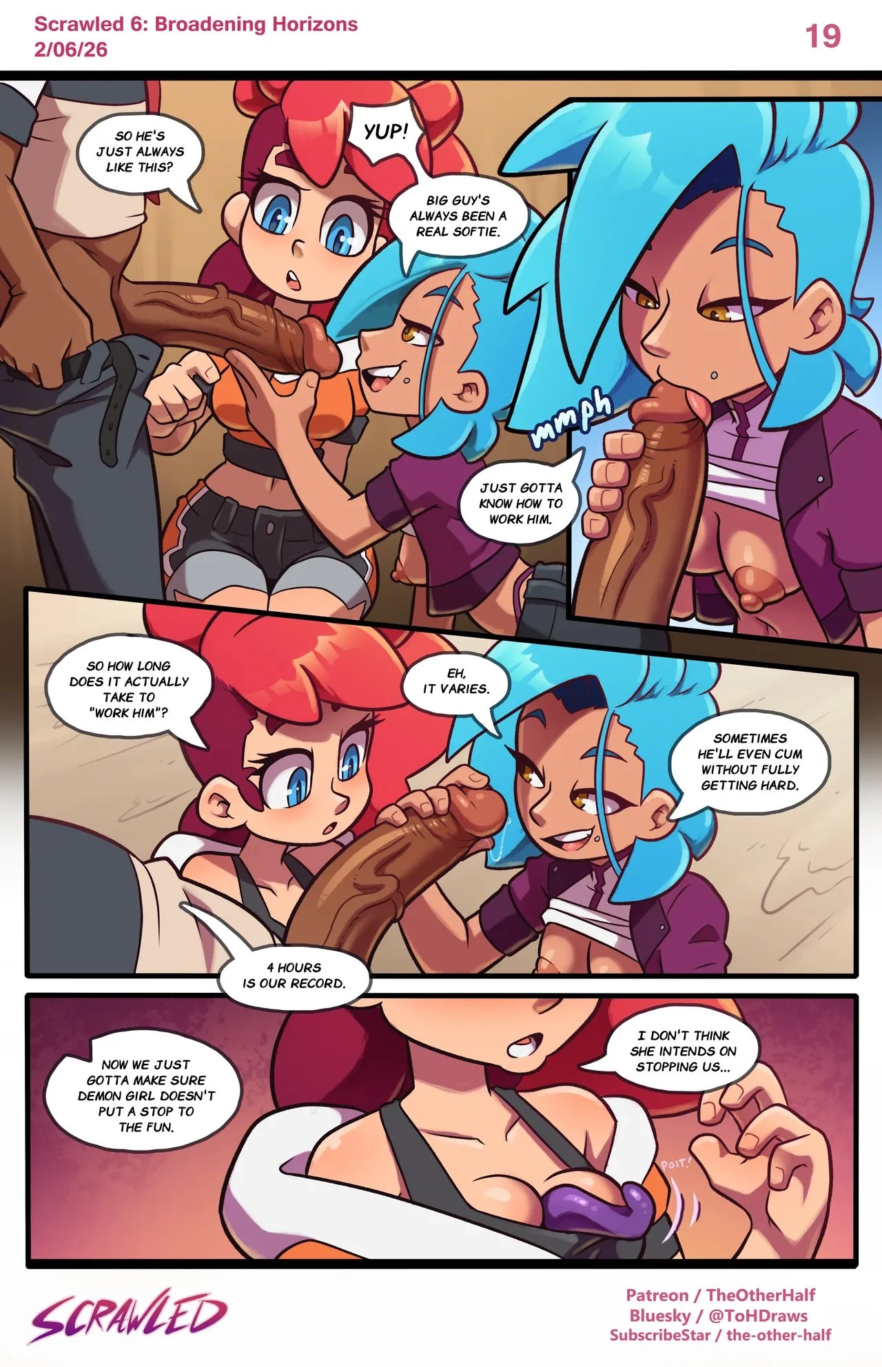 Scrawled 6: Broadening Horizons porn comic picture 20