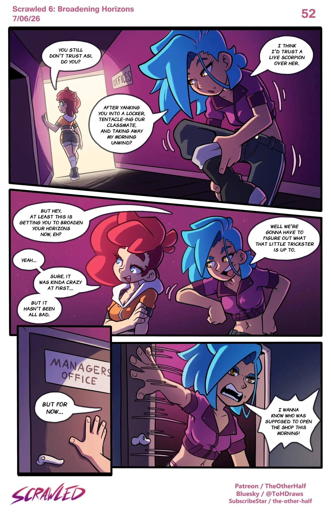 Scrawled 6: Broadening Horizons porn comic picture 33