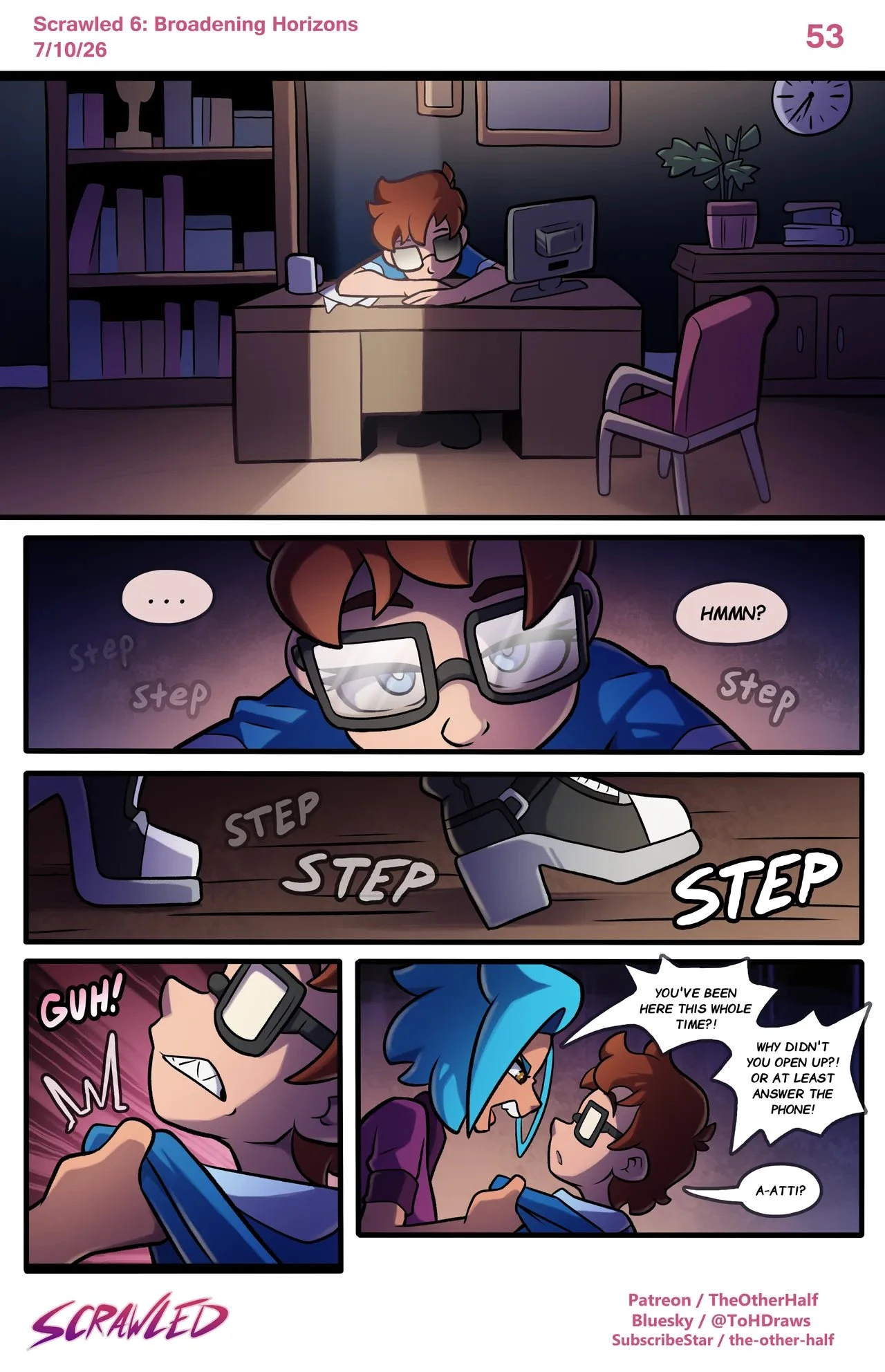 Scrawled 6: Broadening Horizons porn comic picture 34