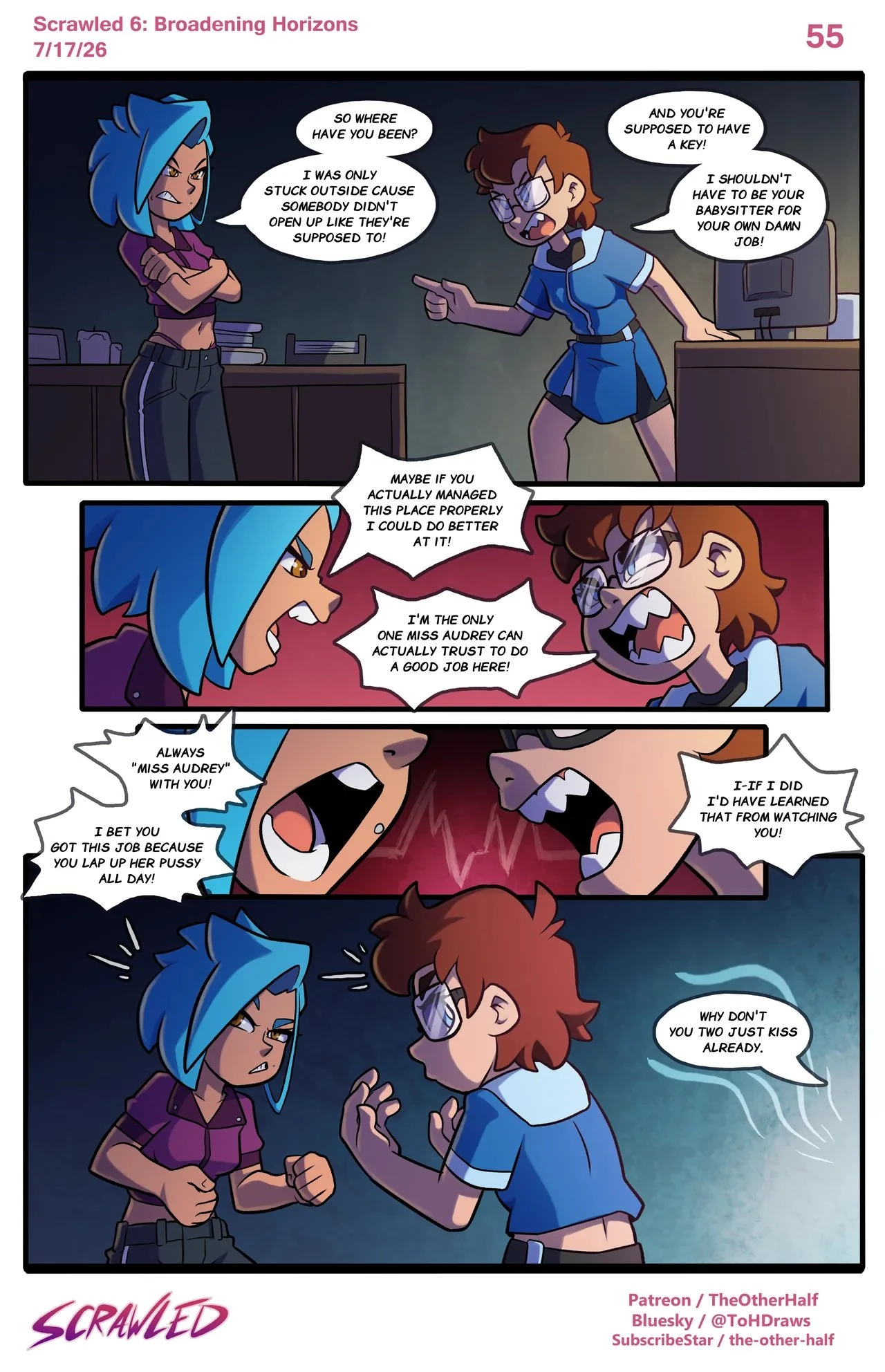 Scrawled 6: Broadening Horizons porn comic picture 36