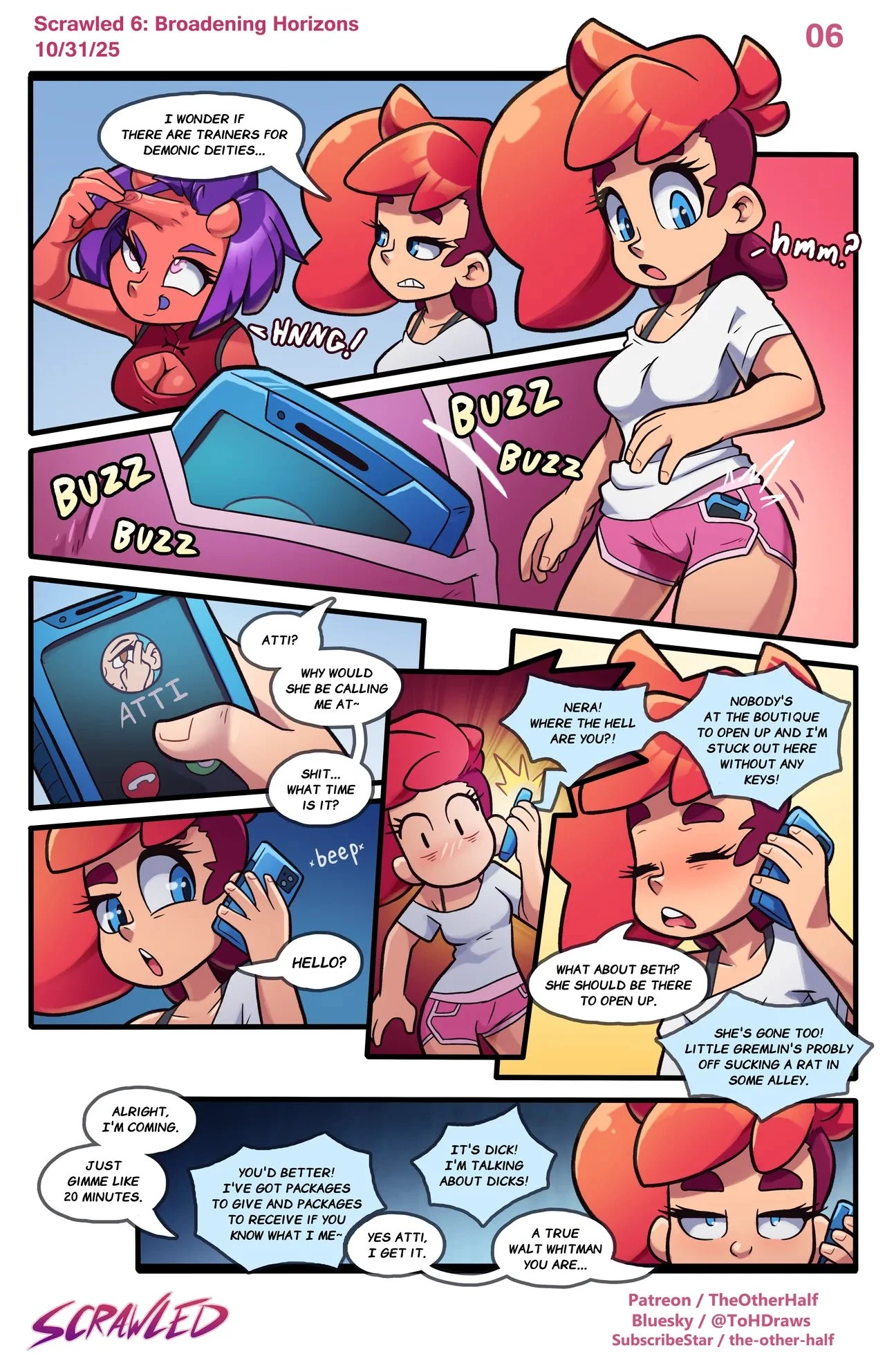 Scrawled 6: Broadening Horizons porn comic picture 7