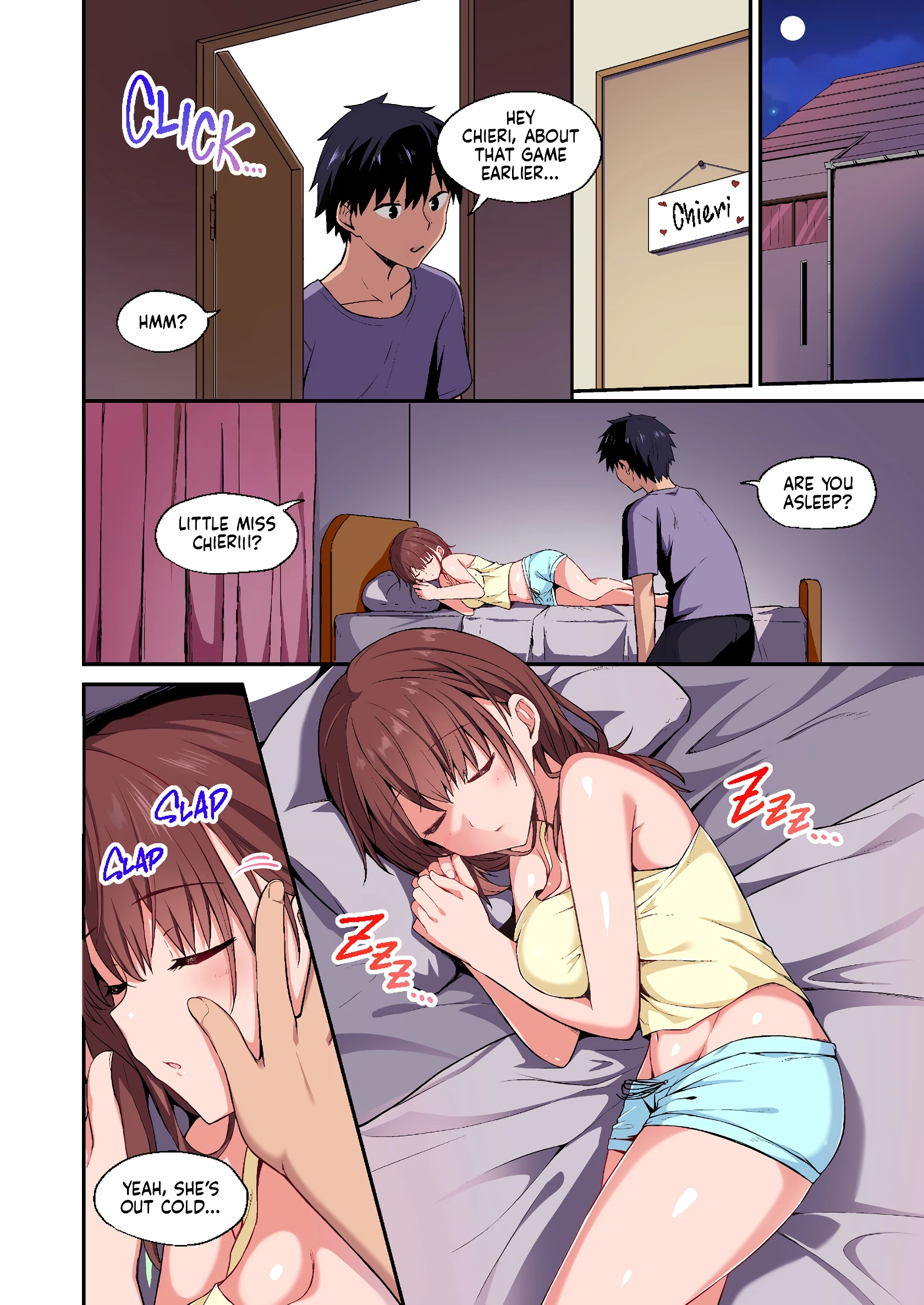 Selfish Little Sister Onahole Project: Training Her In Her Sleep porn comic picture 7