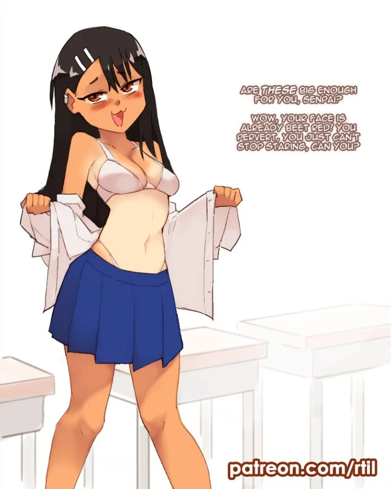 Senpai's Naughty Secret (Tanline Edit) porn comic picture 2