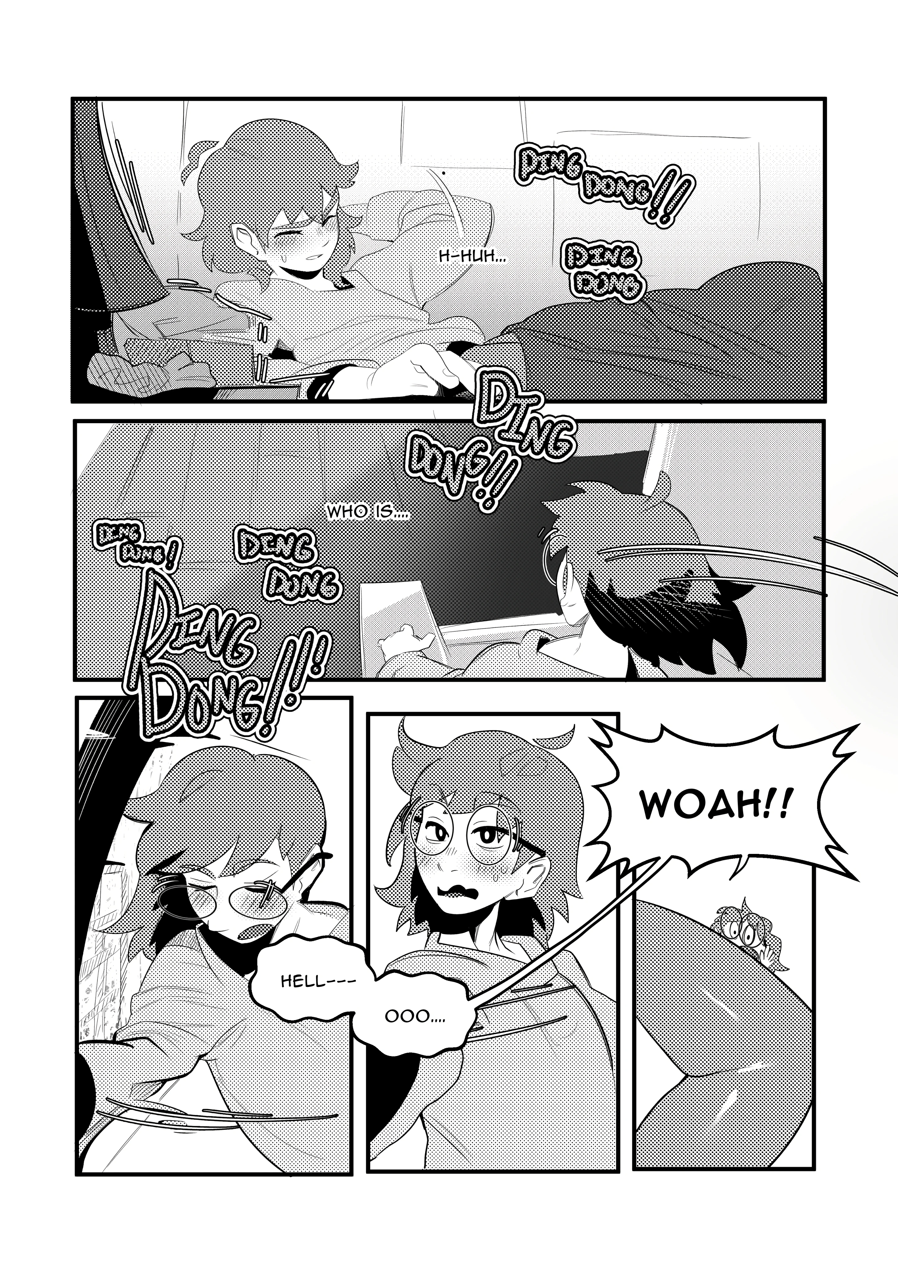 Senpai's Super-Duper Endurance Test porn comic picture 1