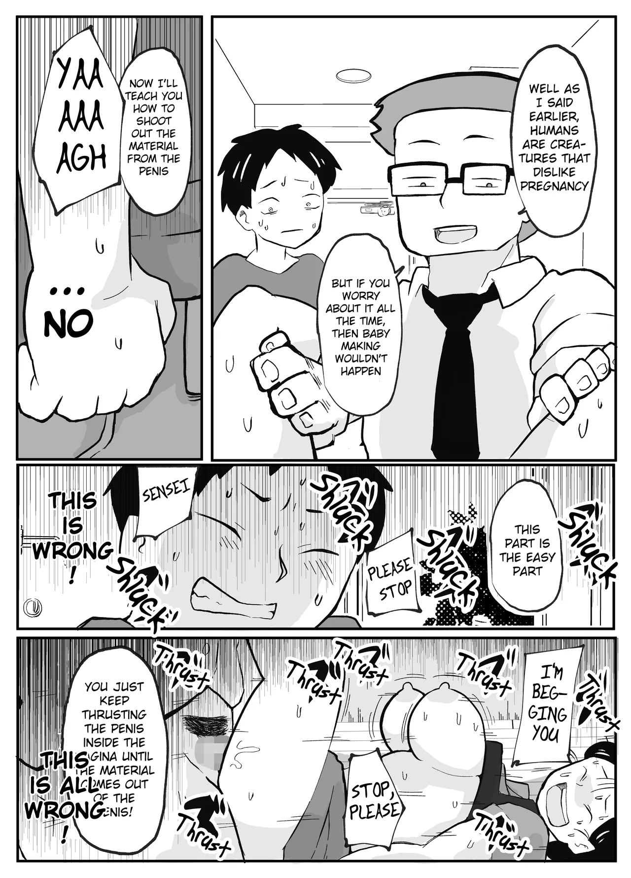 Sensei's Extra Lessons ~How Babies are Made~ porn comic picture 18